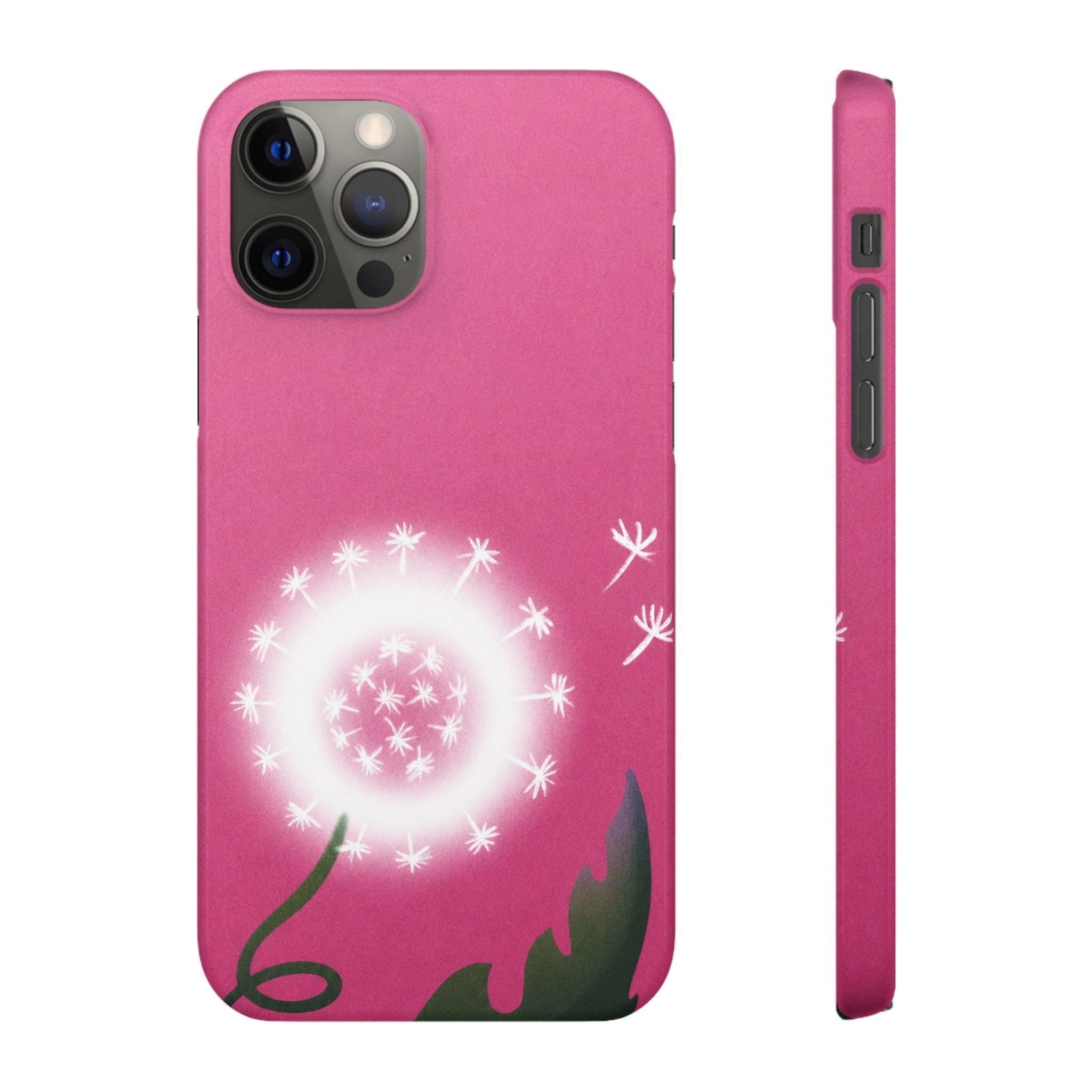 Pink Dandelion Phone Case