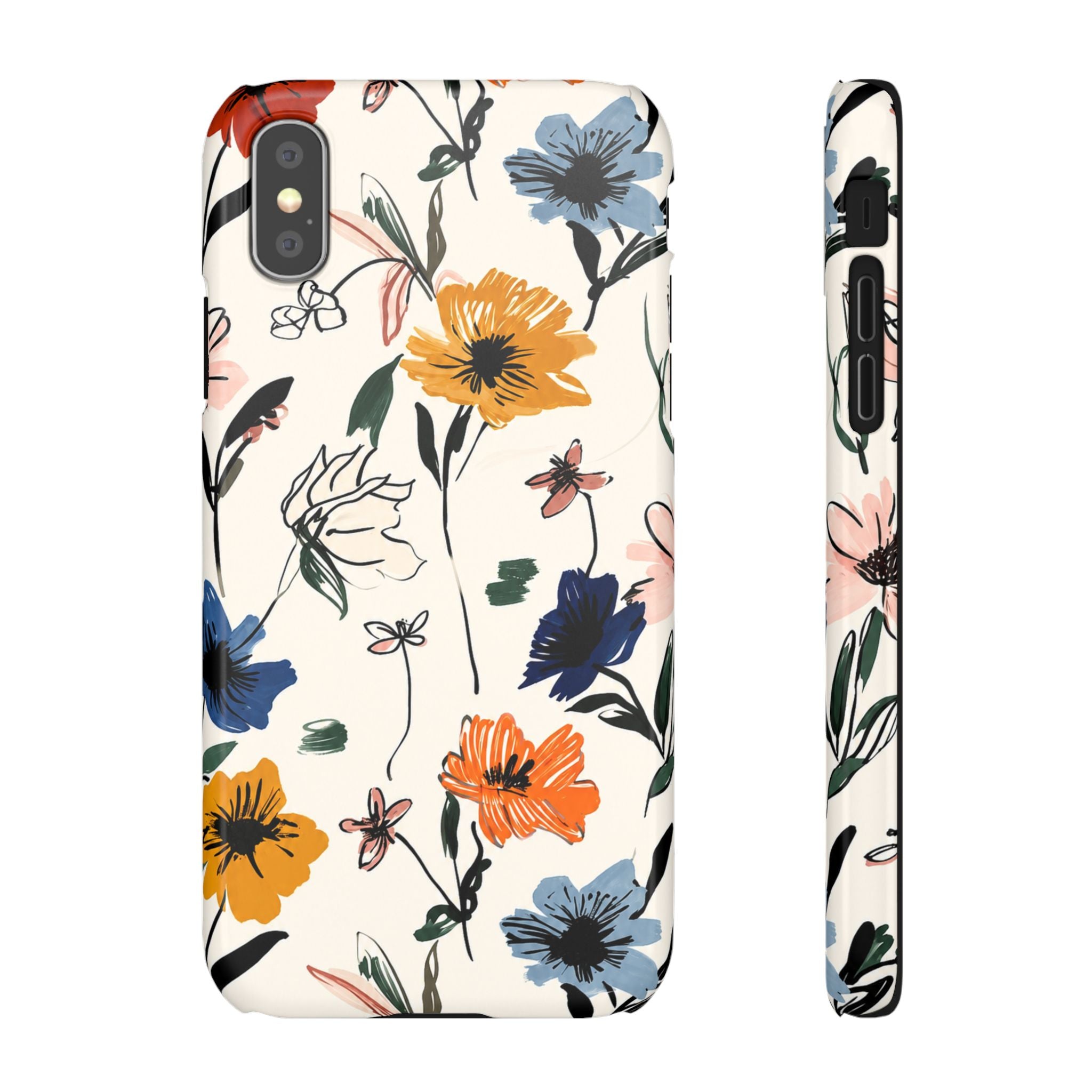 Wildflower Sketch Phone Case