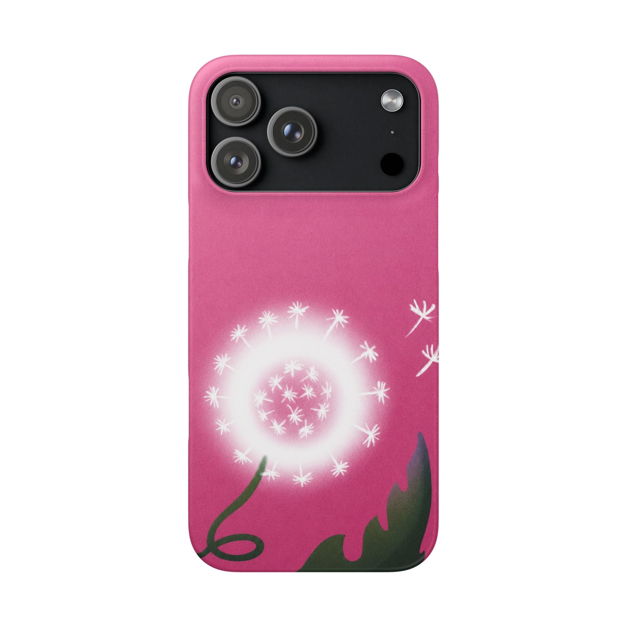Pink Dandelion Phone Case