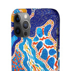 Abstract Blue Pattern Phone Case