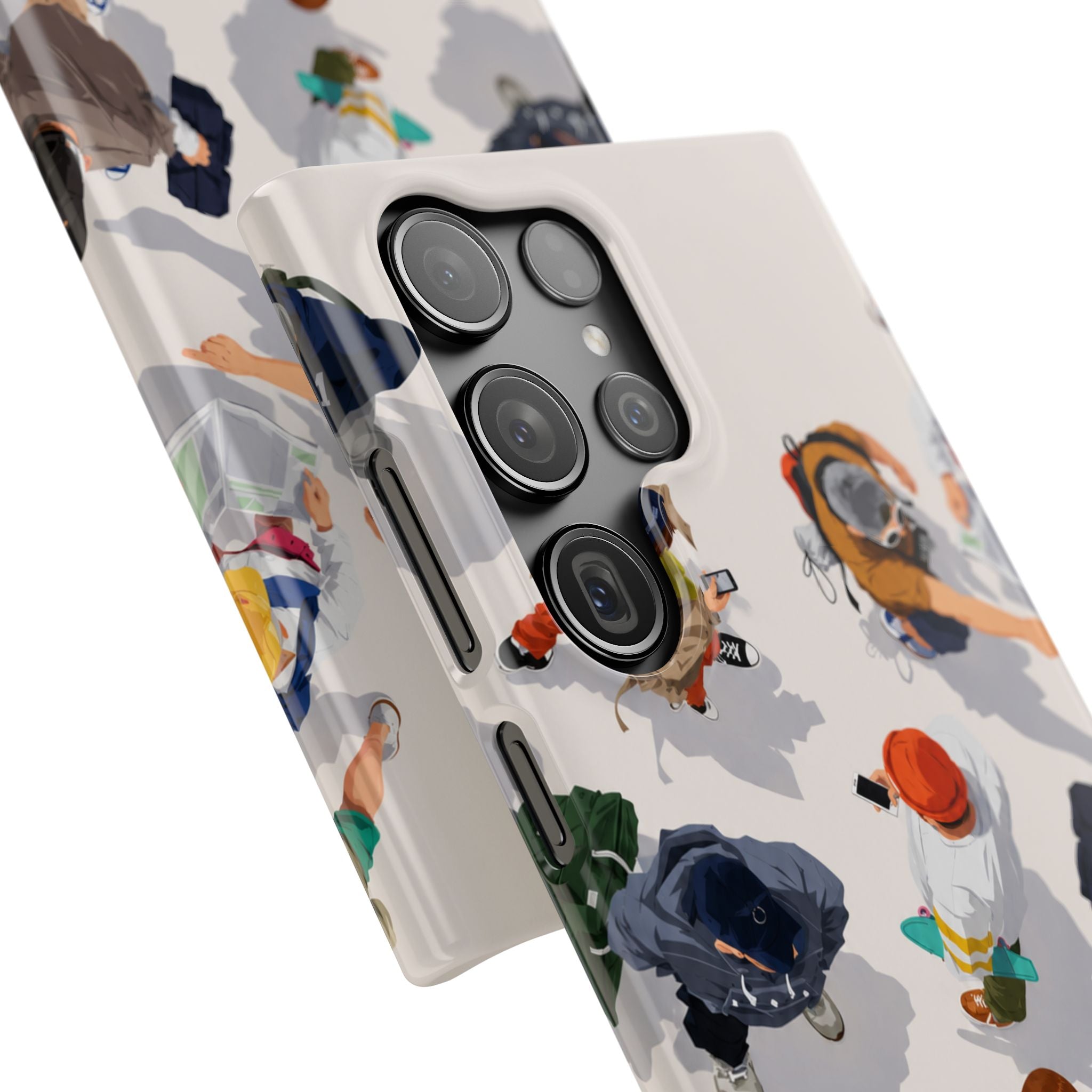 City Crowd Aesthetic Phone Case