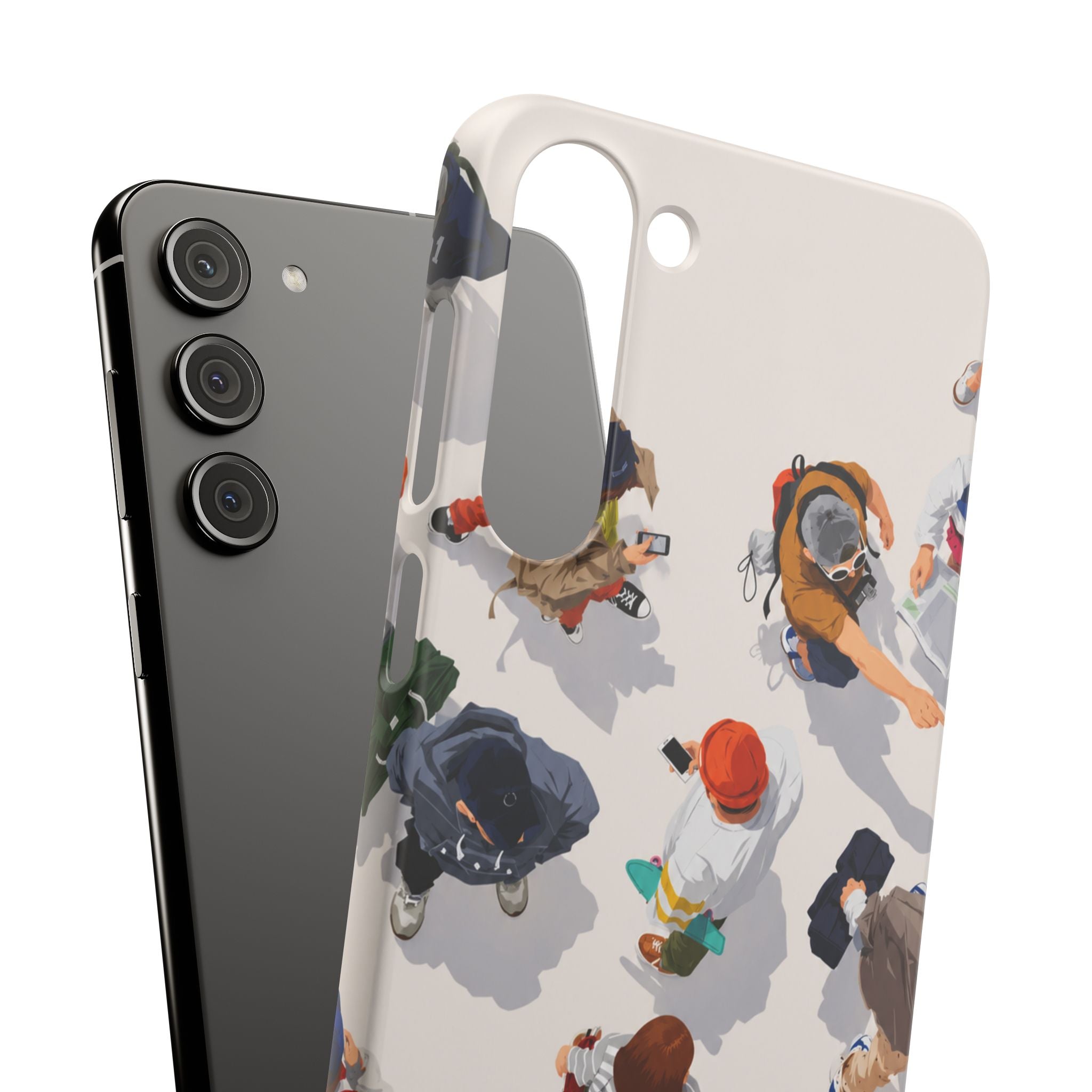 City Crowd Aesthetic Phone Case