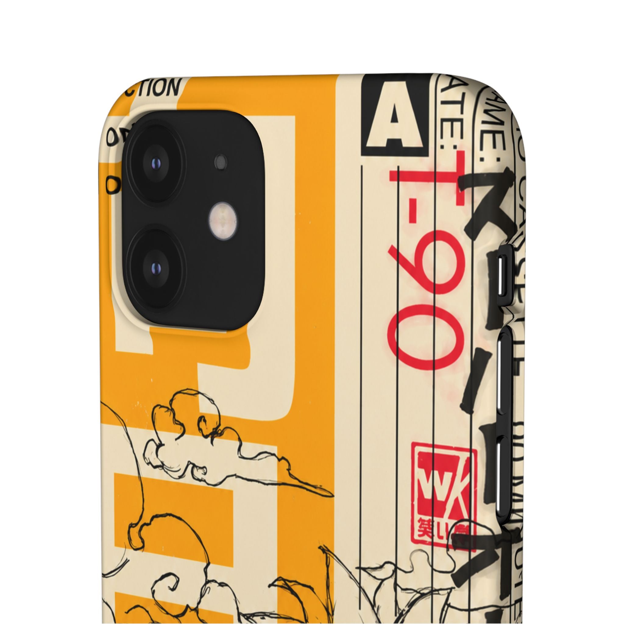 Retro Cassette Floral Phone Case