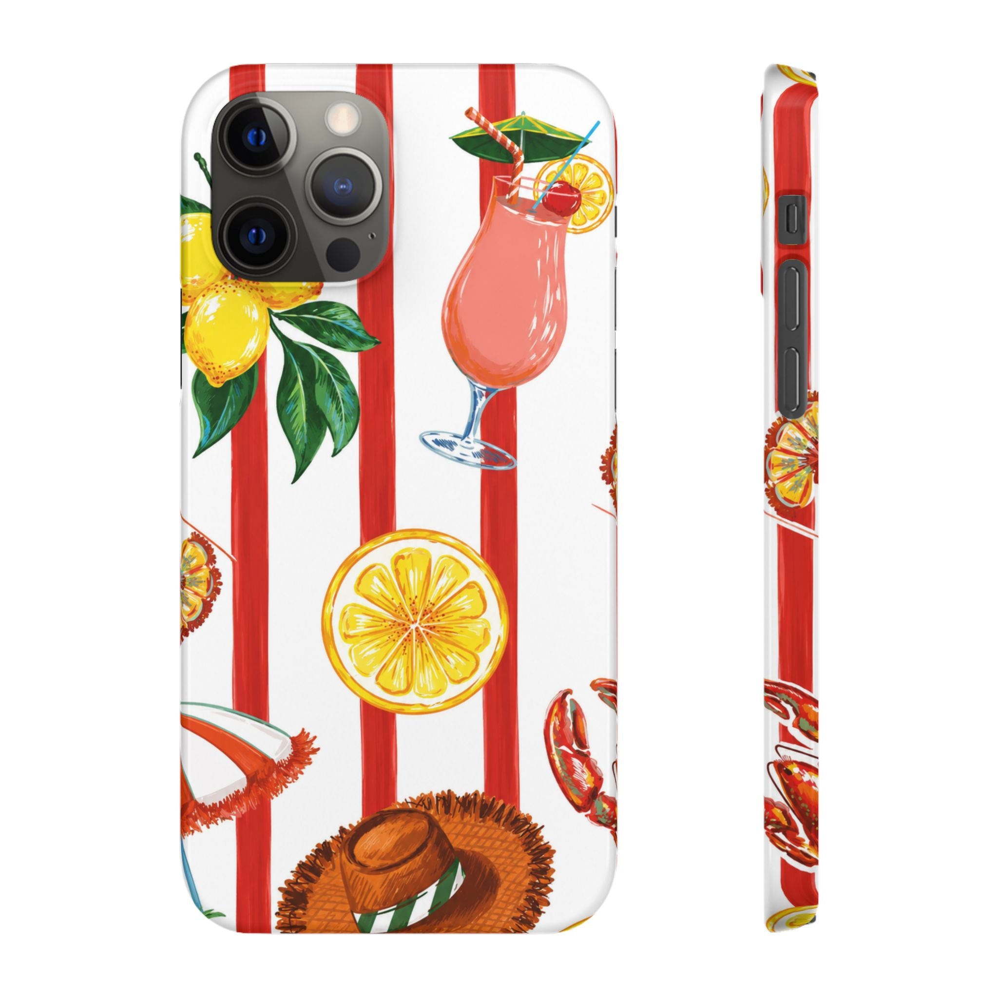 Lemon Coast – Summer Citrus Phone Case