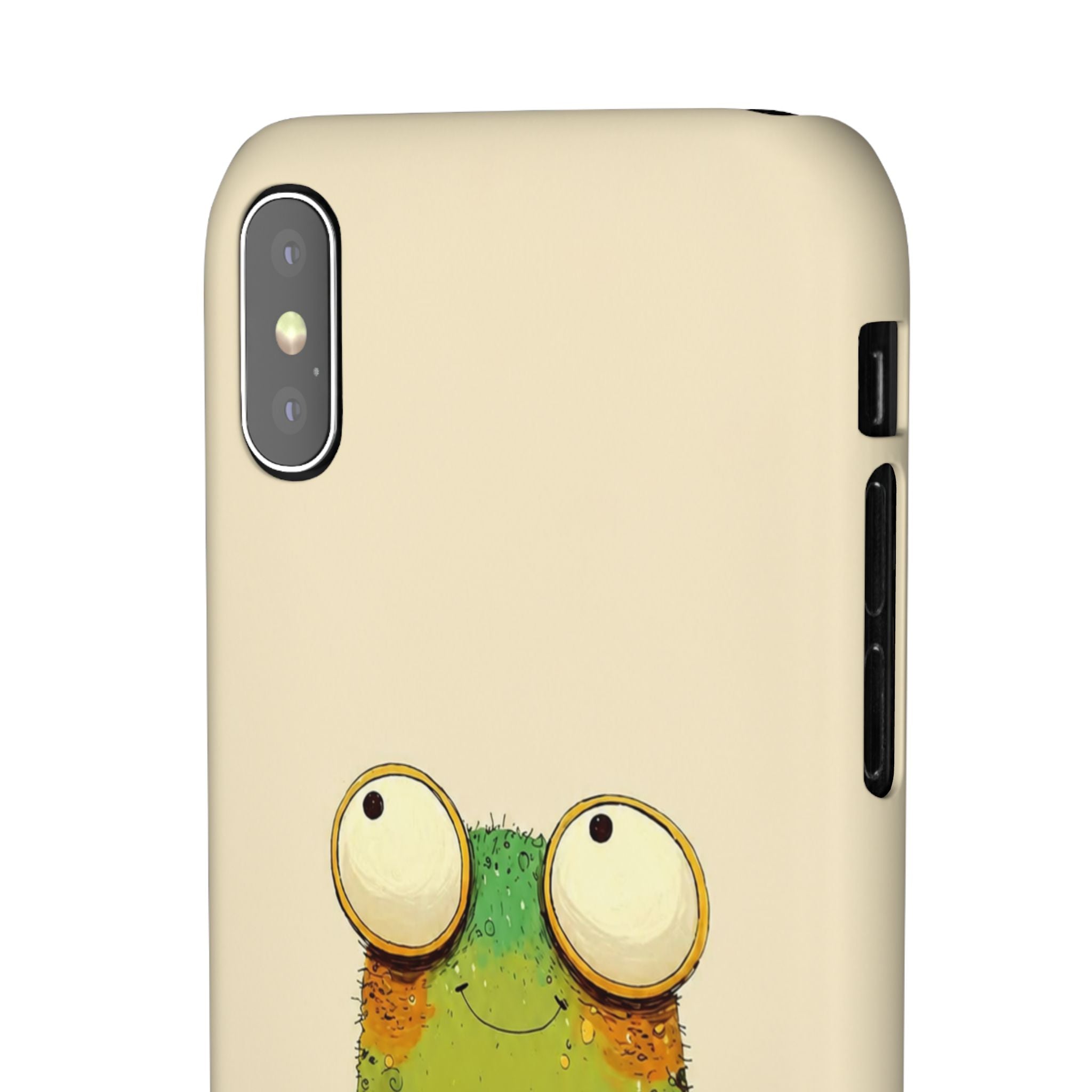 Cute Big Eyes Frog Phone Case