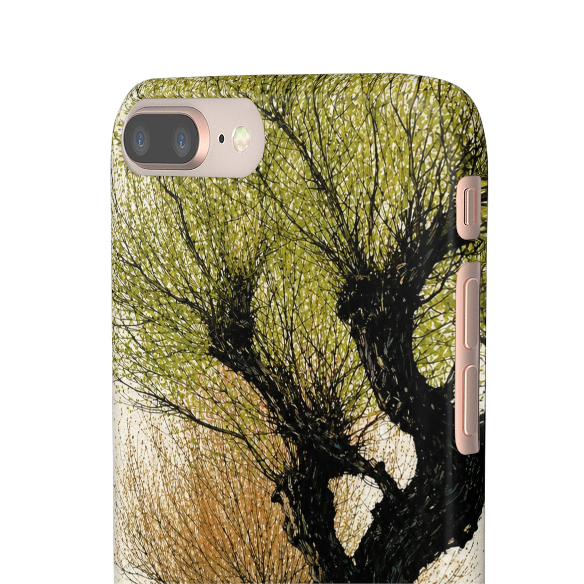 Serene Willow Landscape Phone Case