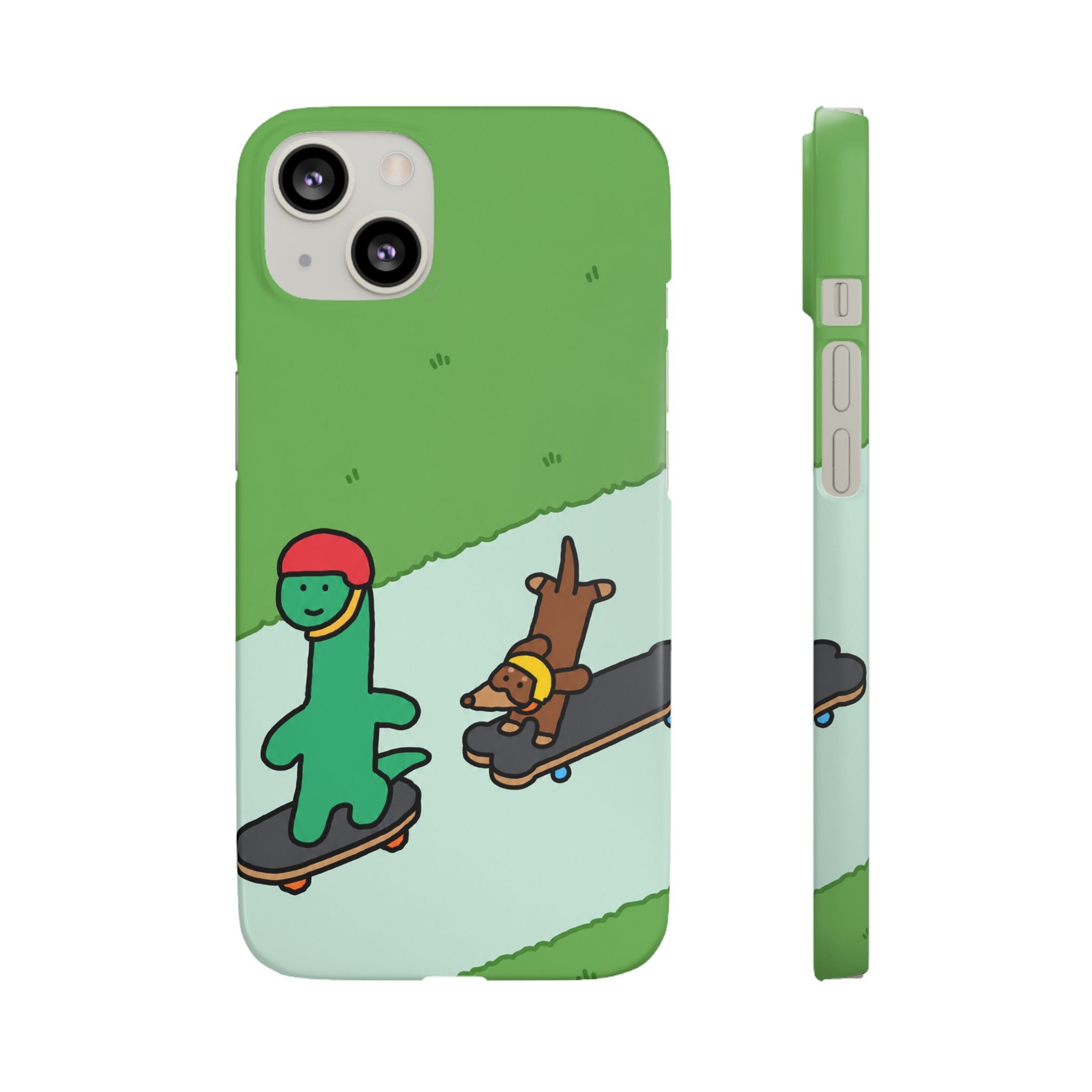 Skater Dino Phone Case