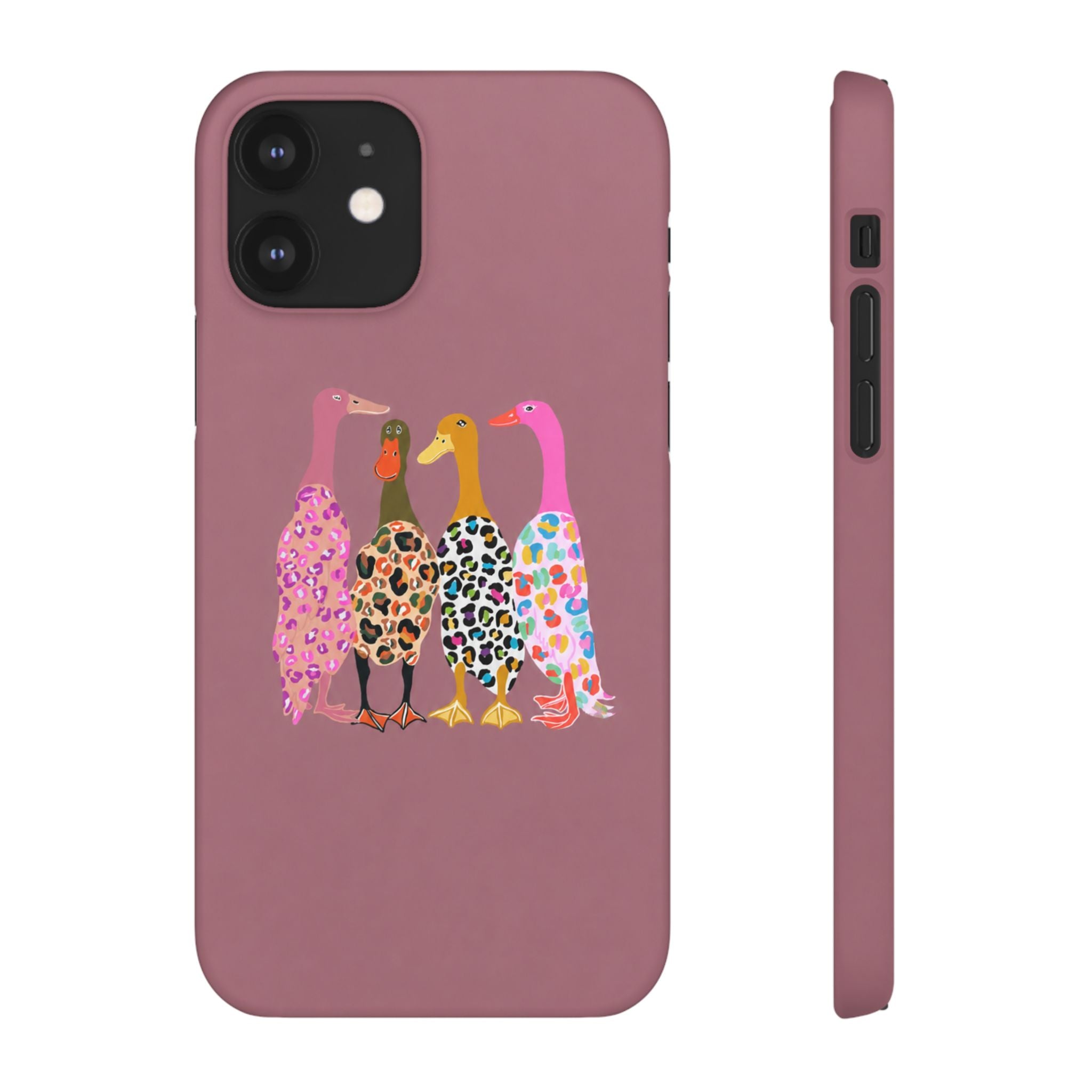 Colorful Leopard Ducks Phone Case