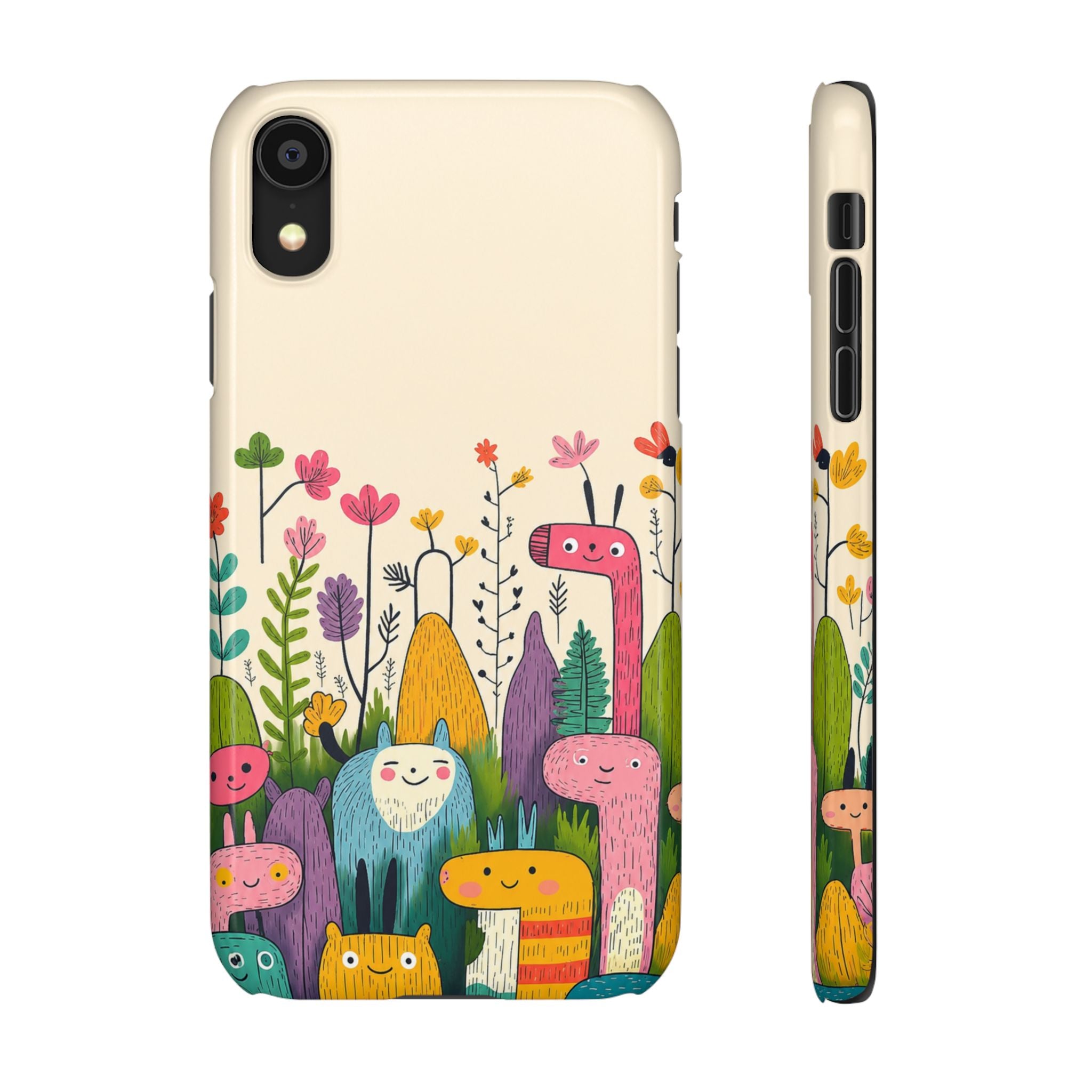 Cute Monster Garden Phone Case