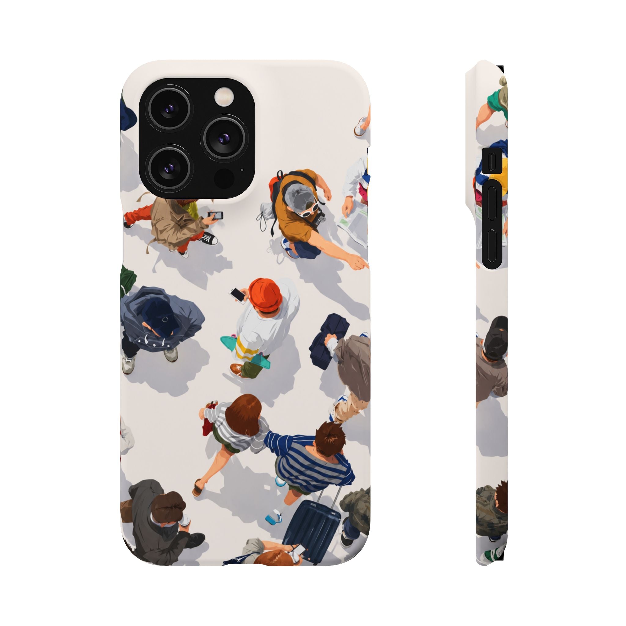 City Crowd Aesthetic Phone Case
