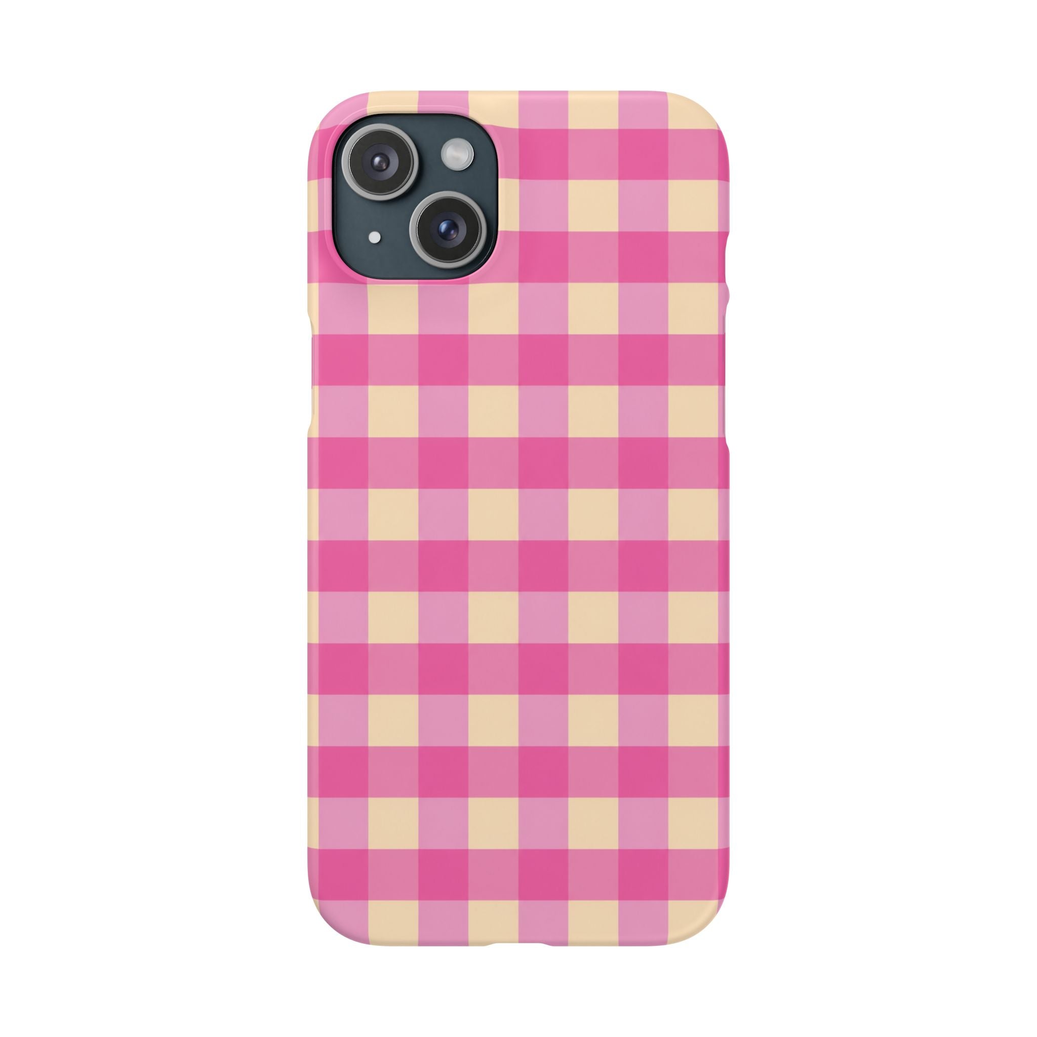 Pink Gingham Phone Case