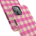Pink Gingham Phone Case