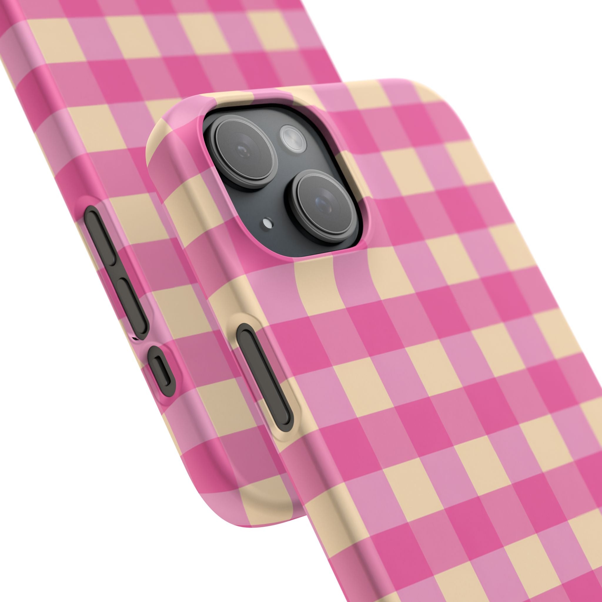 Pink Gingham Phone Case