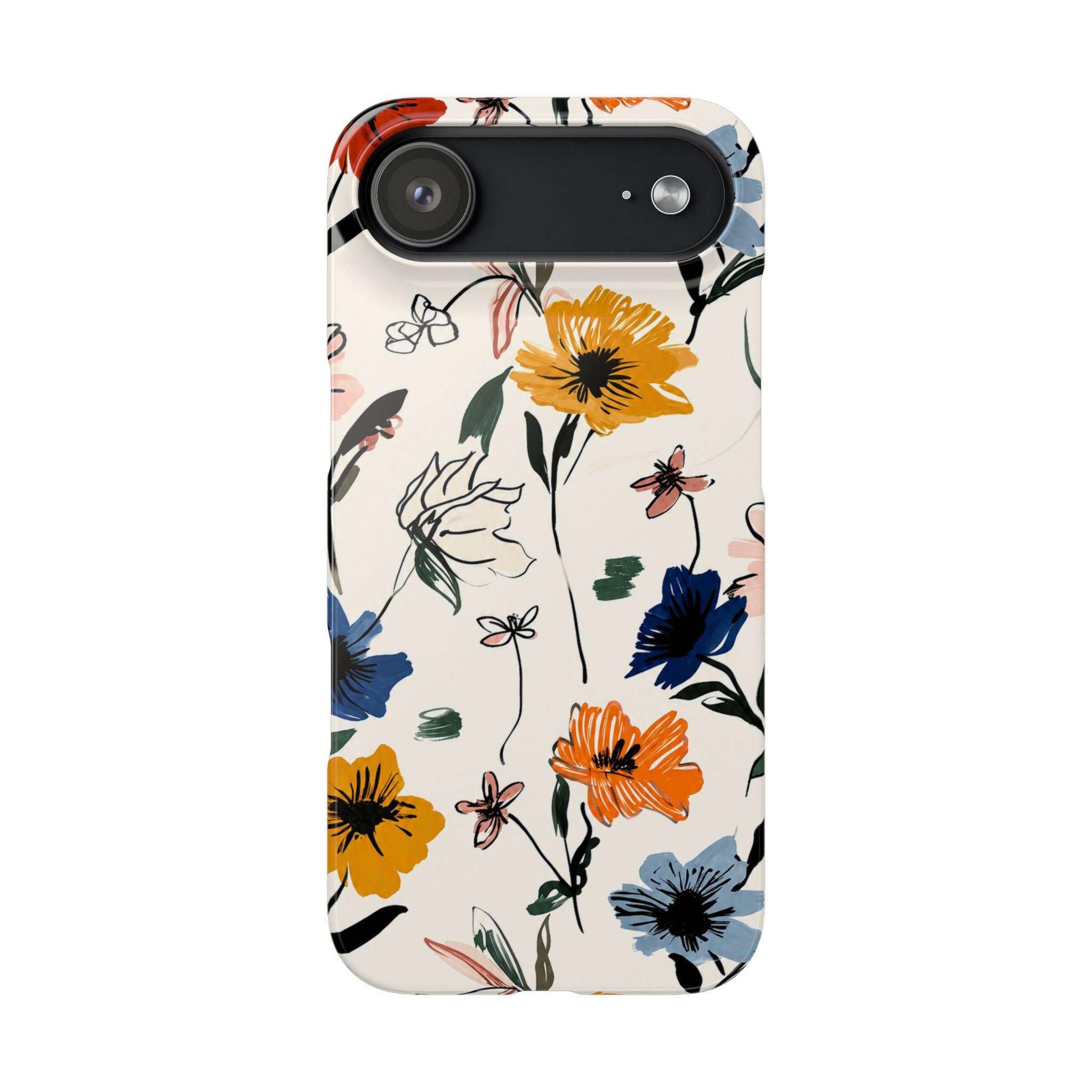 Wildflower Sketch Phone Case