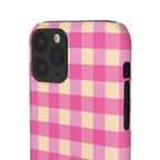 Pink Gingham Phone Case