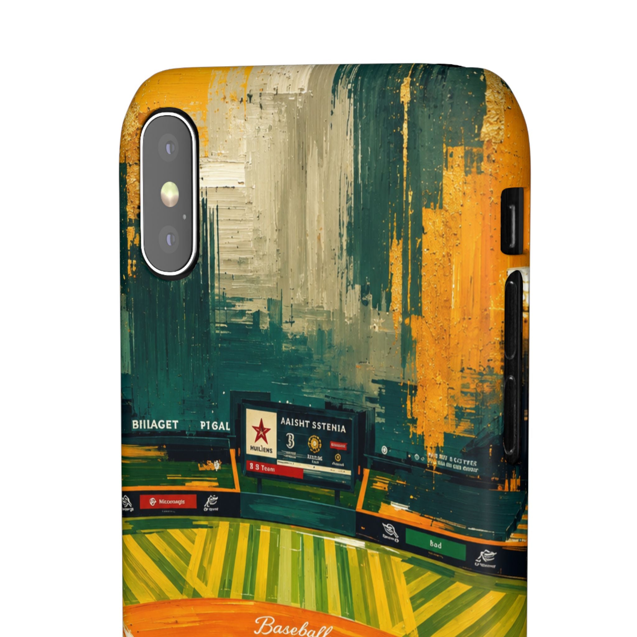 Abstract Baseball Stadium Phone Case