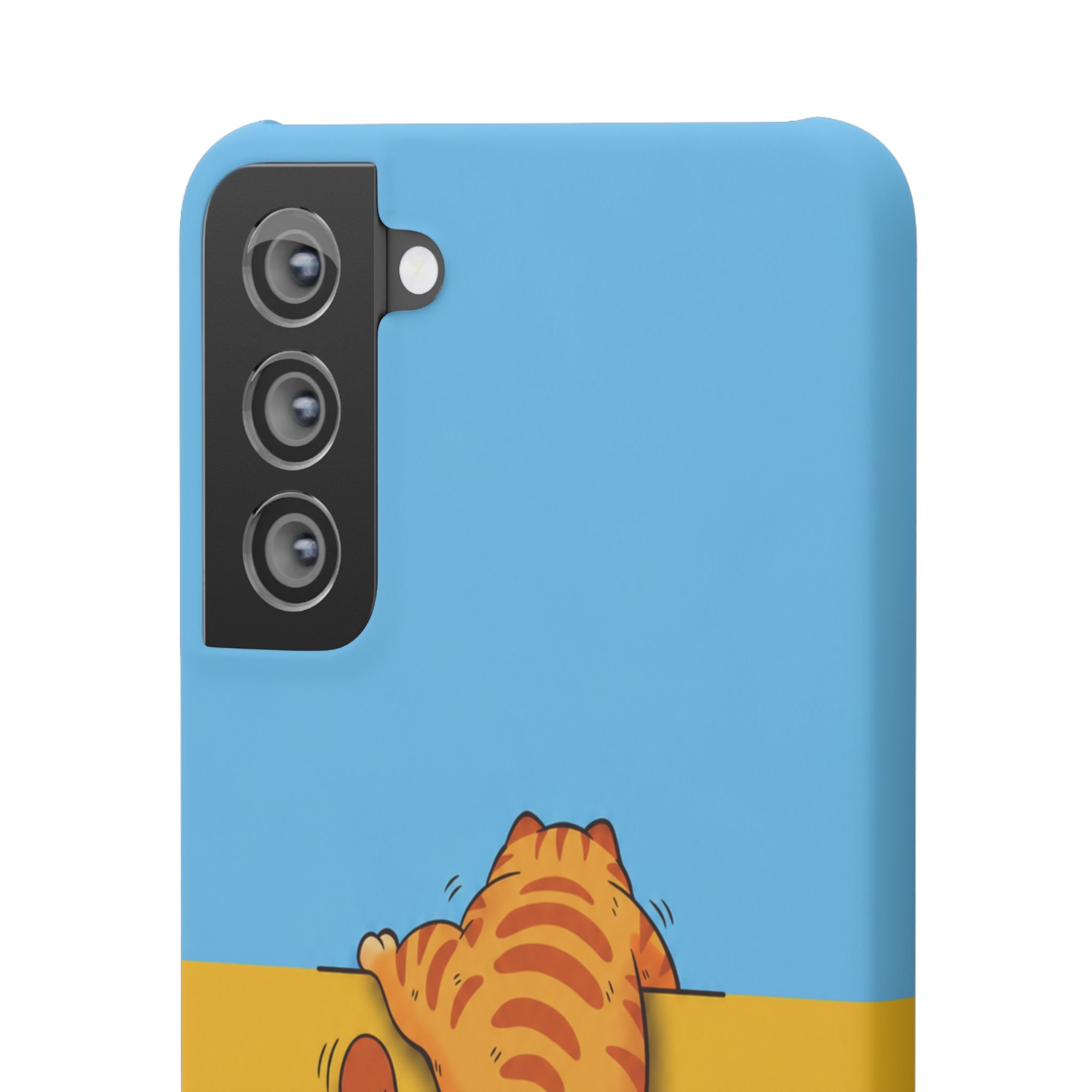 Peekaboo Orange Cat Phone Case