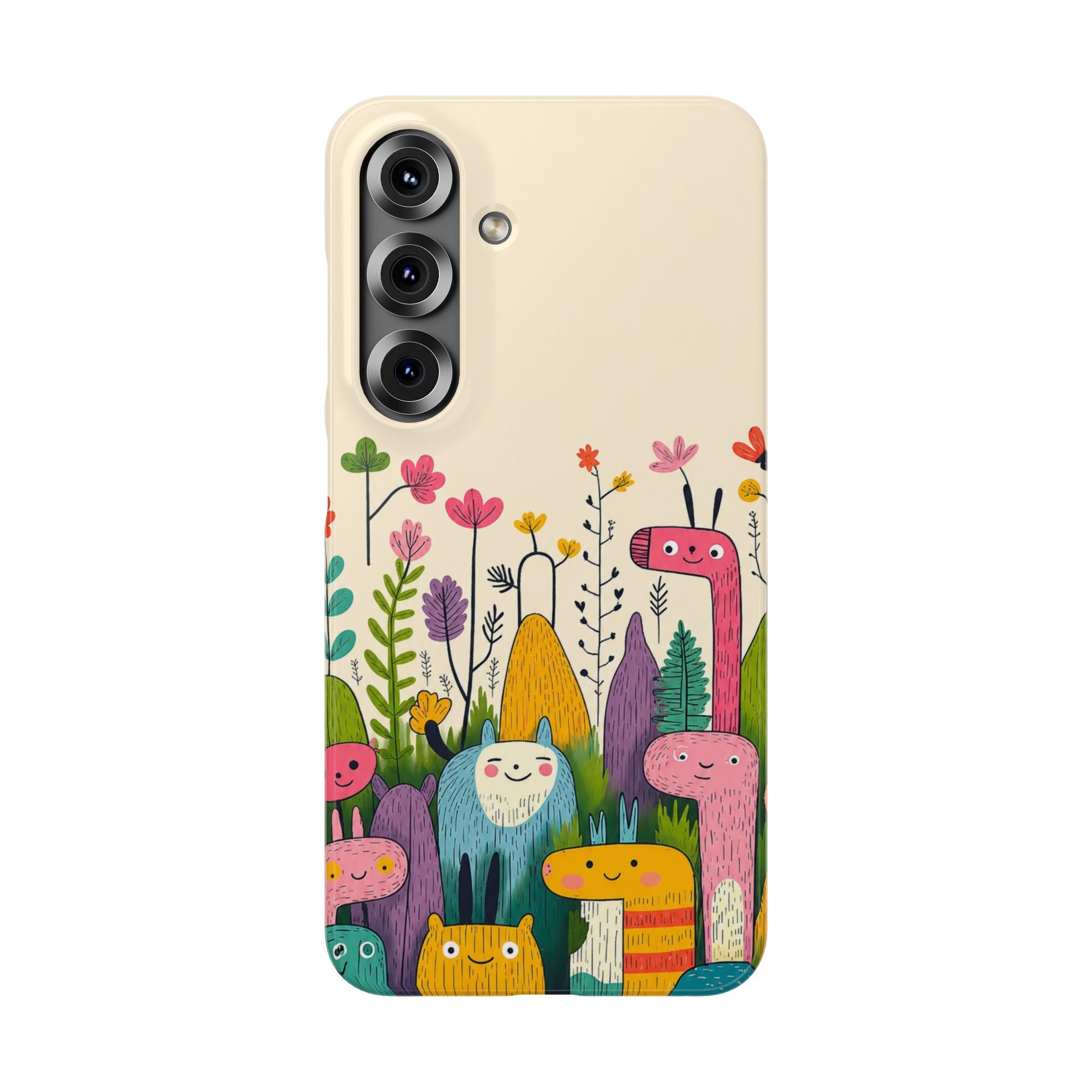 Cute Monster Garden Phone Case