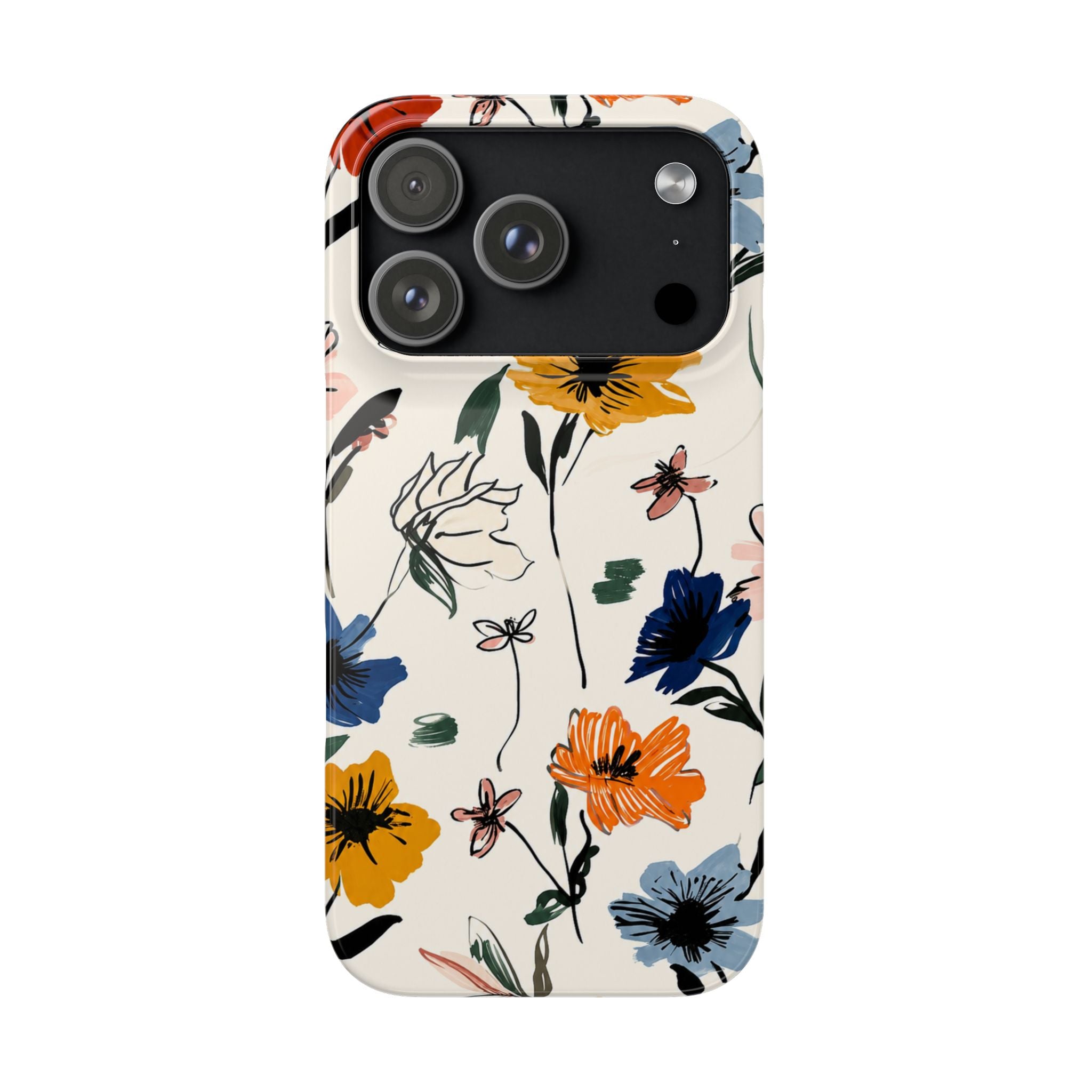 Wildflower Sketch Phone Case