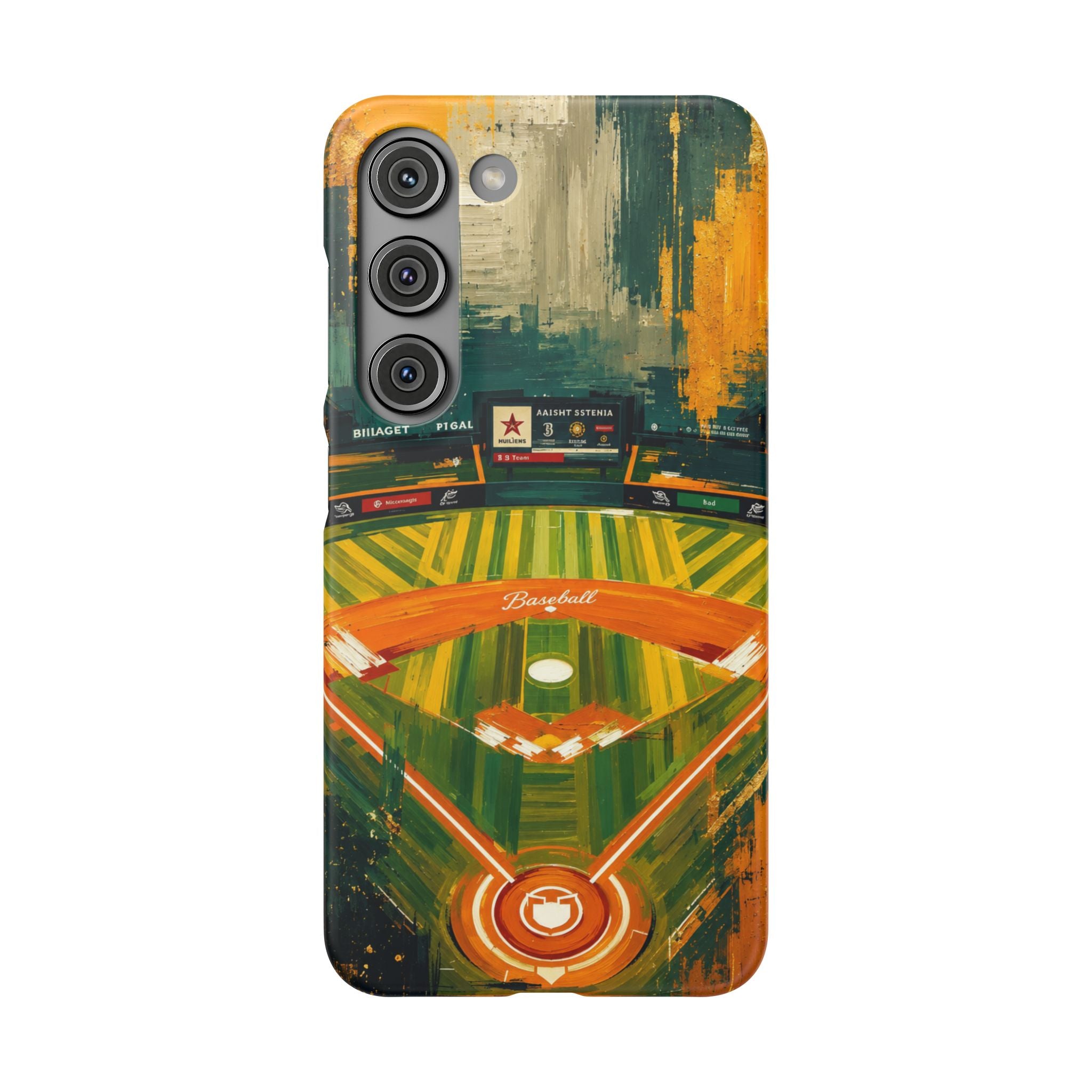 Abstract Baseball Stadium Phone Case