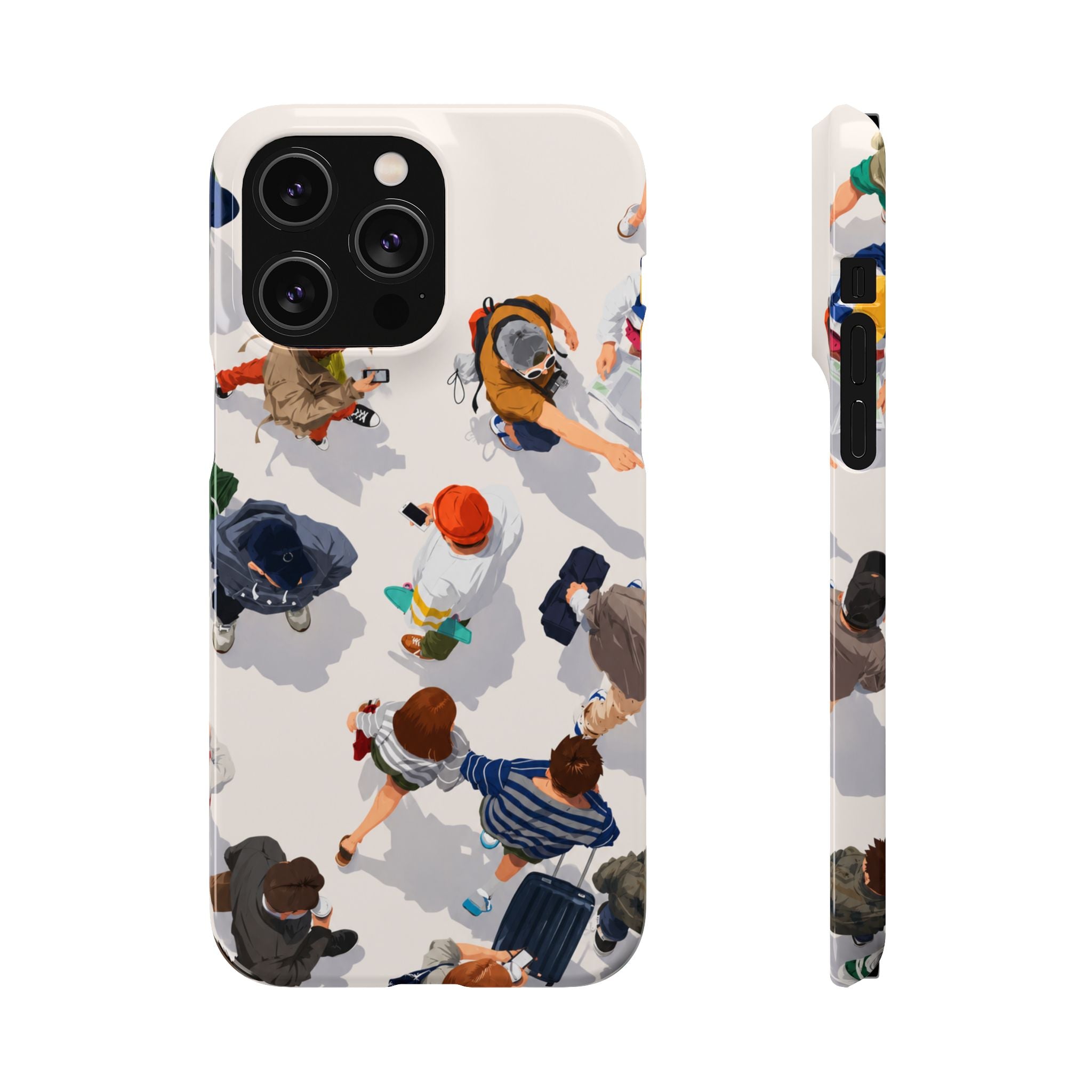 City Crowd Aesthetic Phone Case