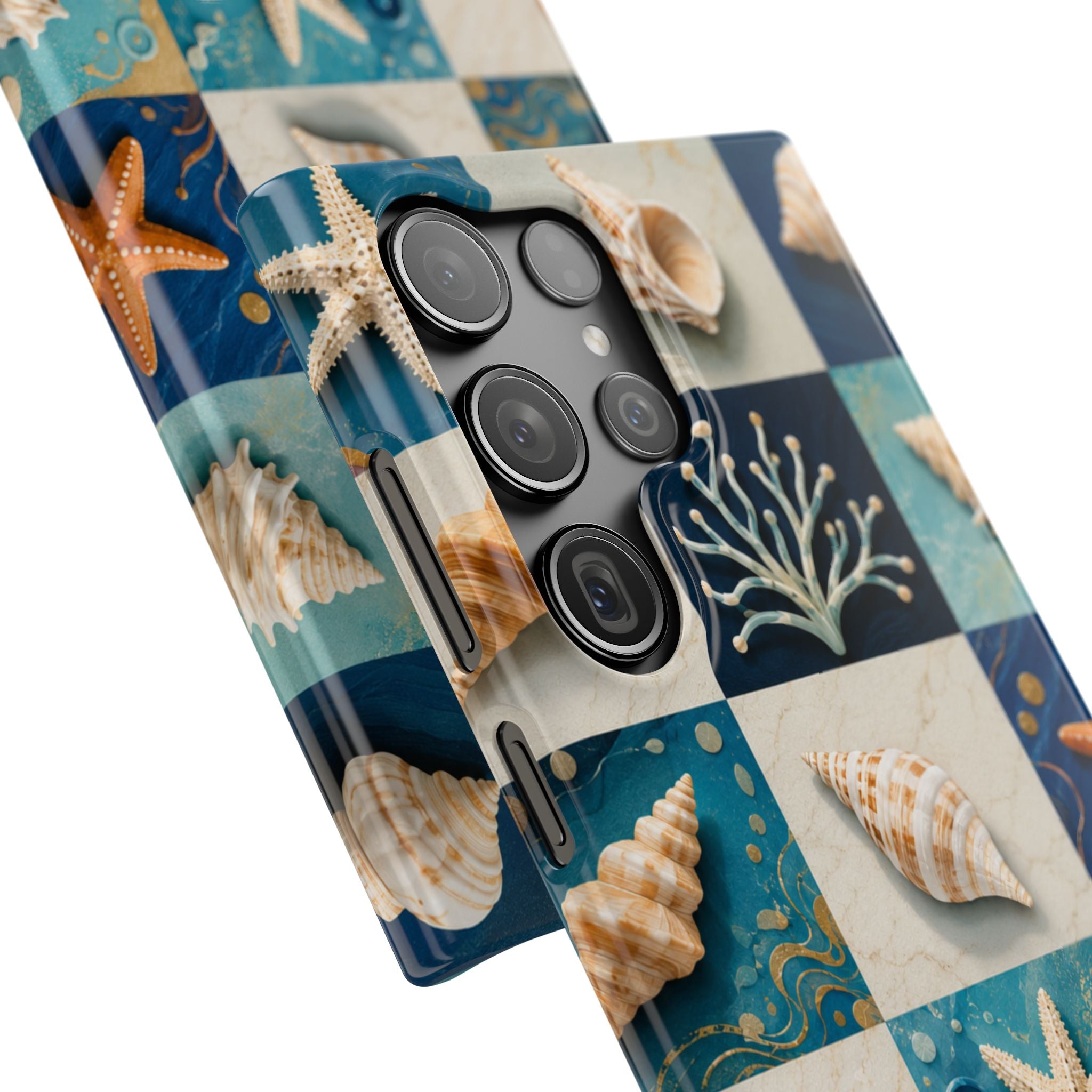 Coastal Seashell Mosaic Phone Case