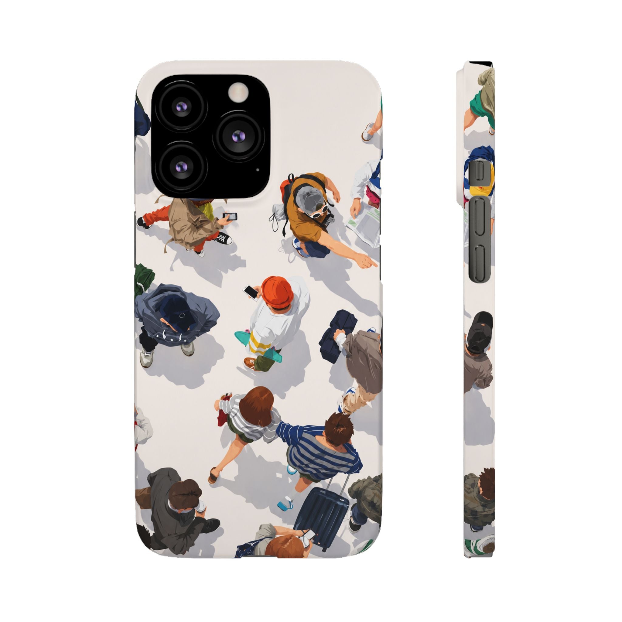 City Crowd Aesthetic Phone Case