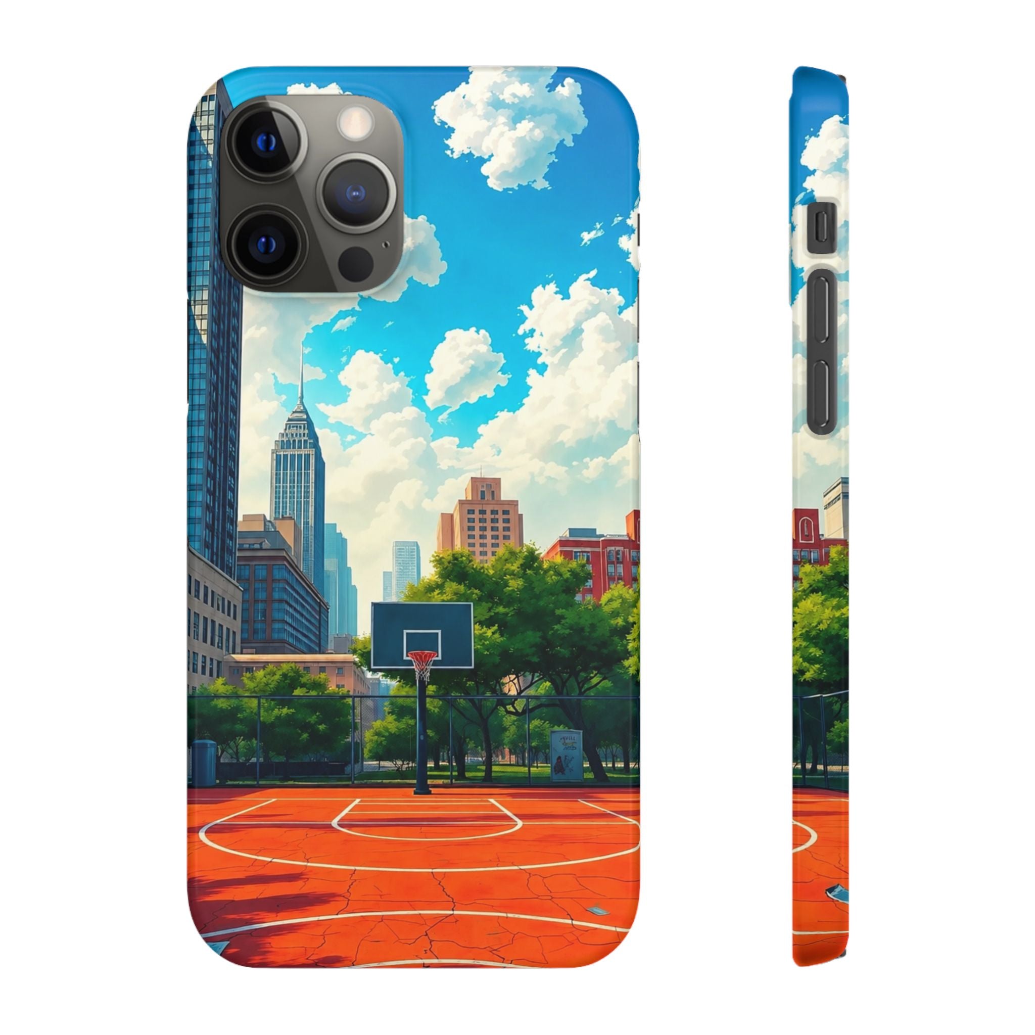 Urban Basketball Court Phone Case