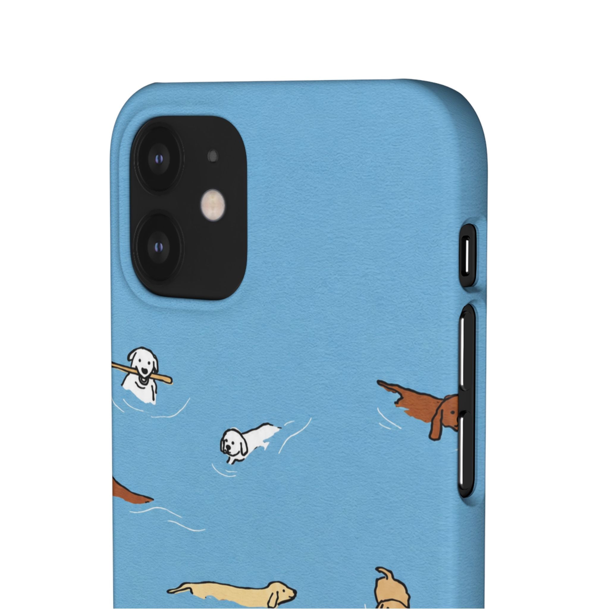 Swimming Dogs Phone Case