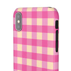 Pink Gingham Phone Case