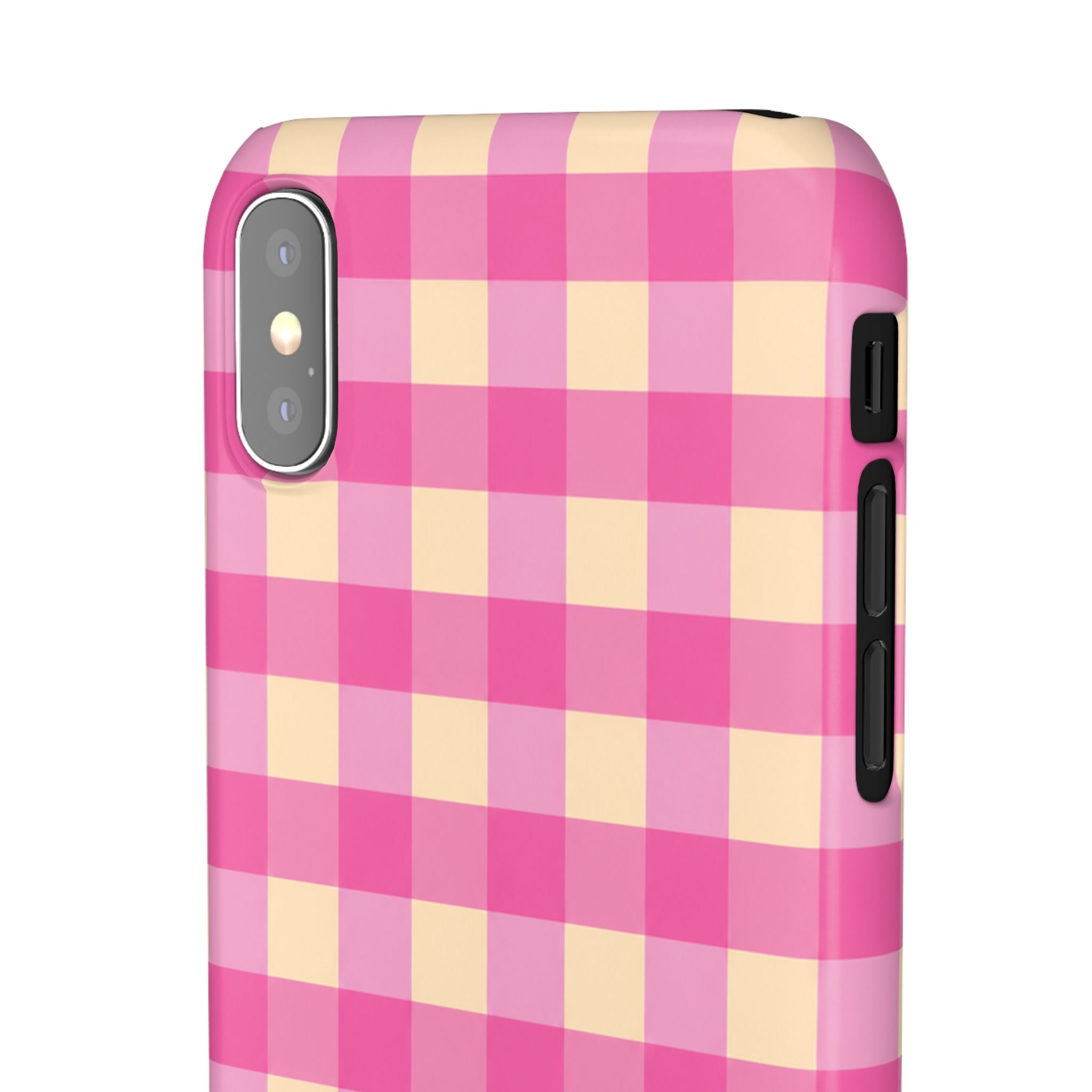 Pink Gingham Phone Case
