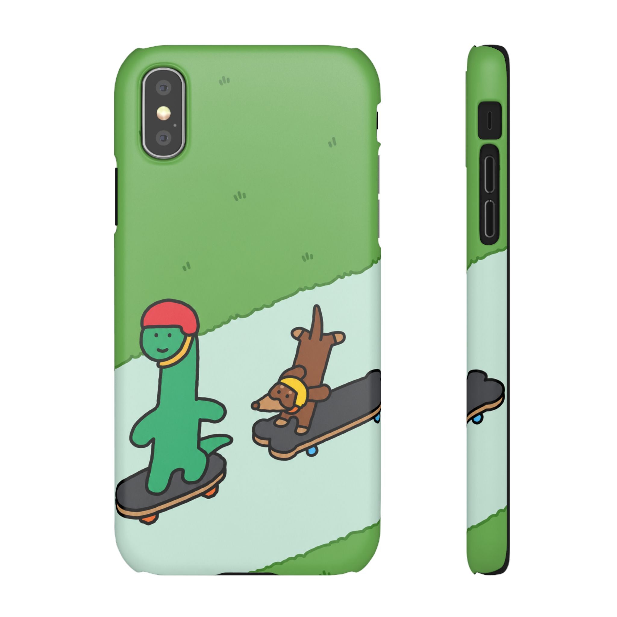 Skater Dino Phone Case