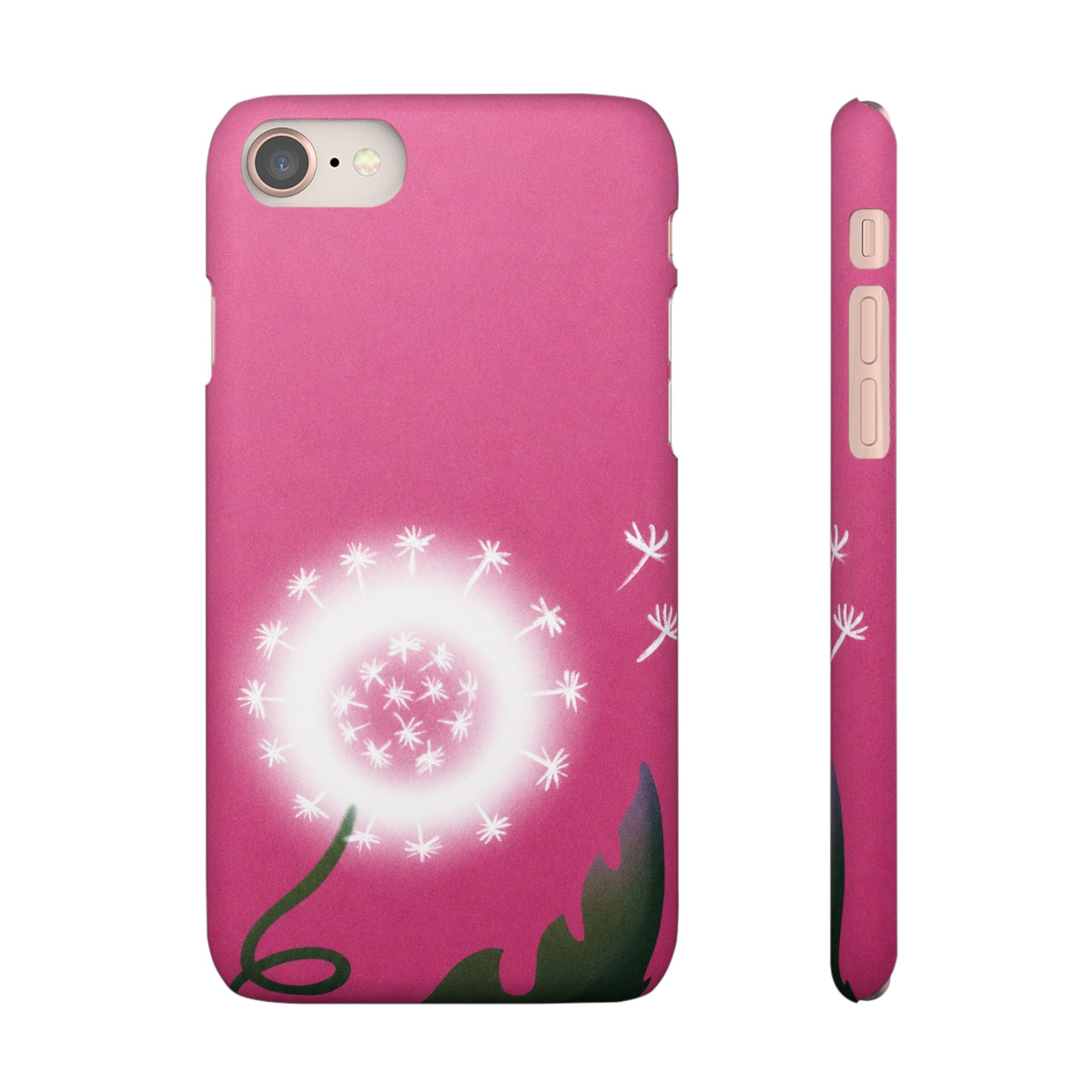 Pink Dandelion Phone Case