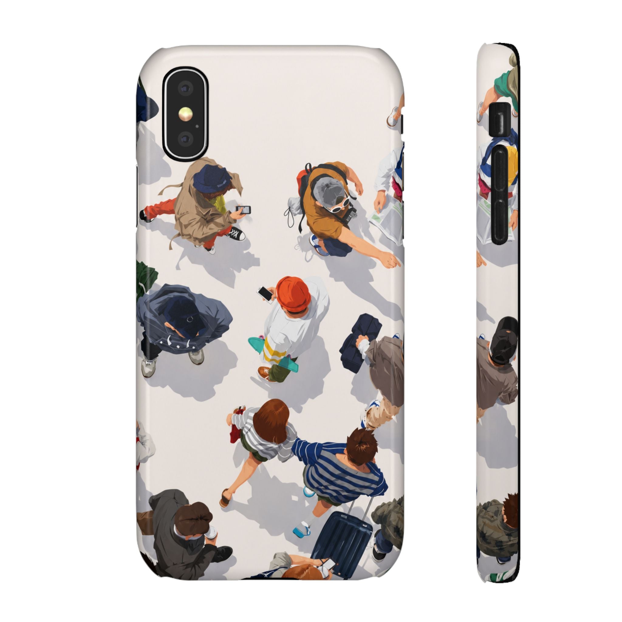 City Crowd Aesthetic Phone Case