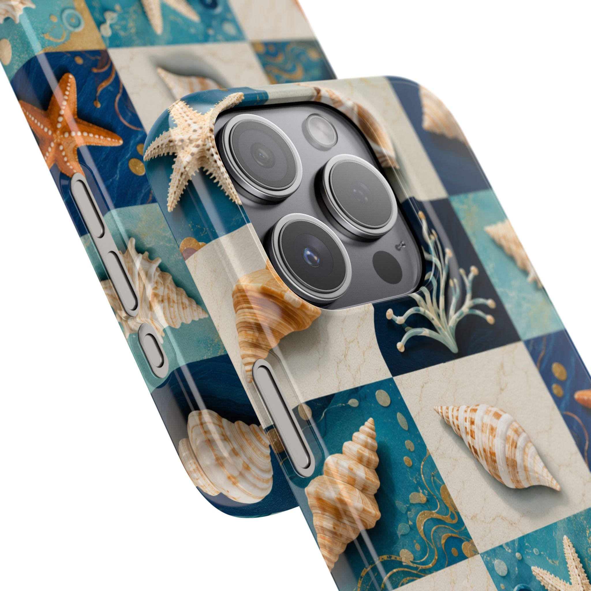 Coastal Seashell Mosaic Phone Case