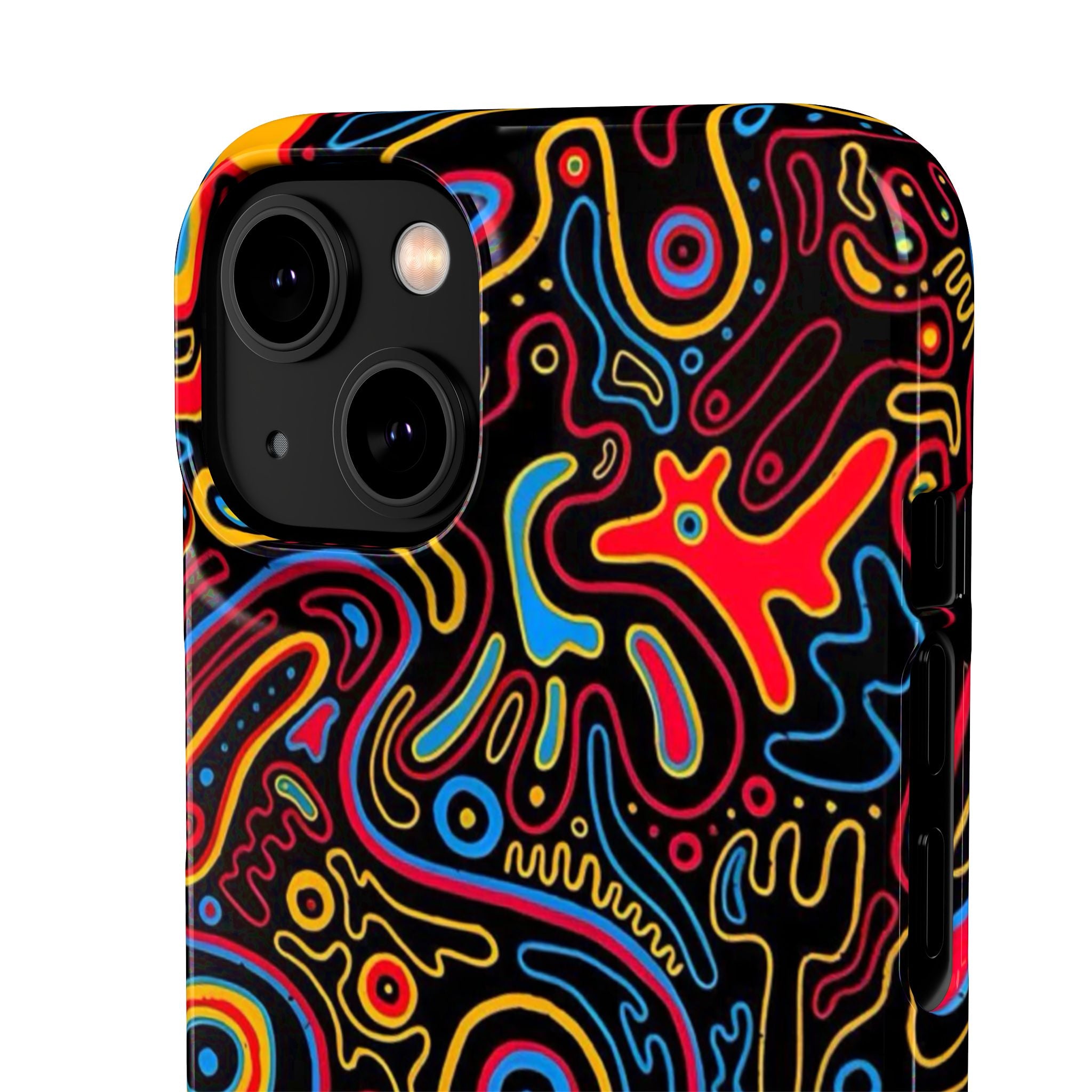 Neon Maze Phone Case
