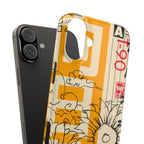 Retro Cassette Floral Phone Case
