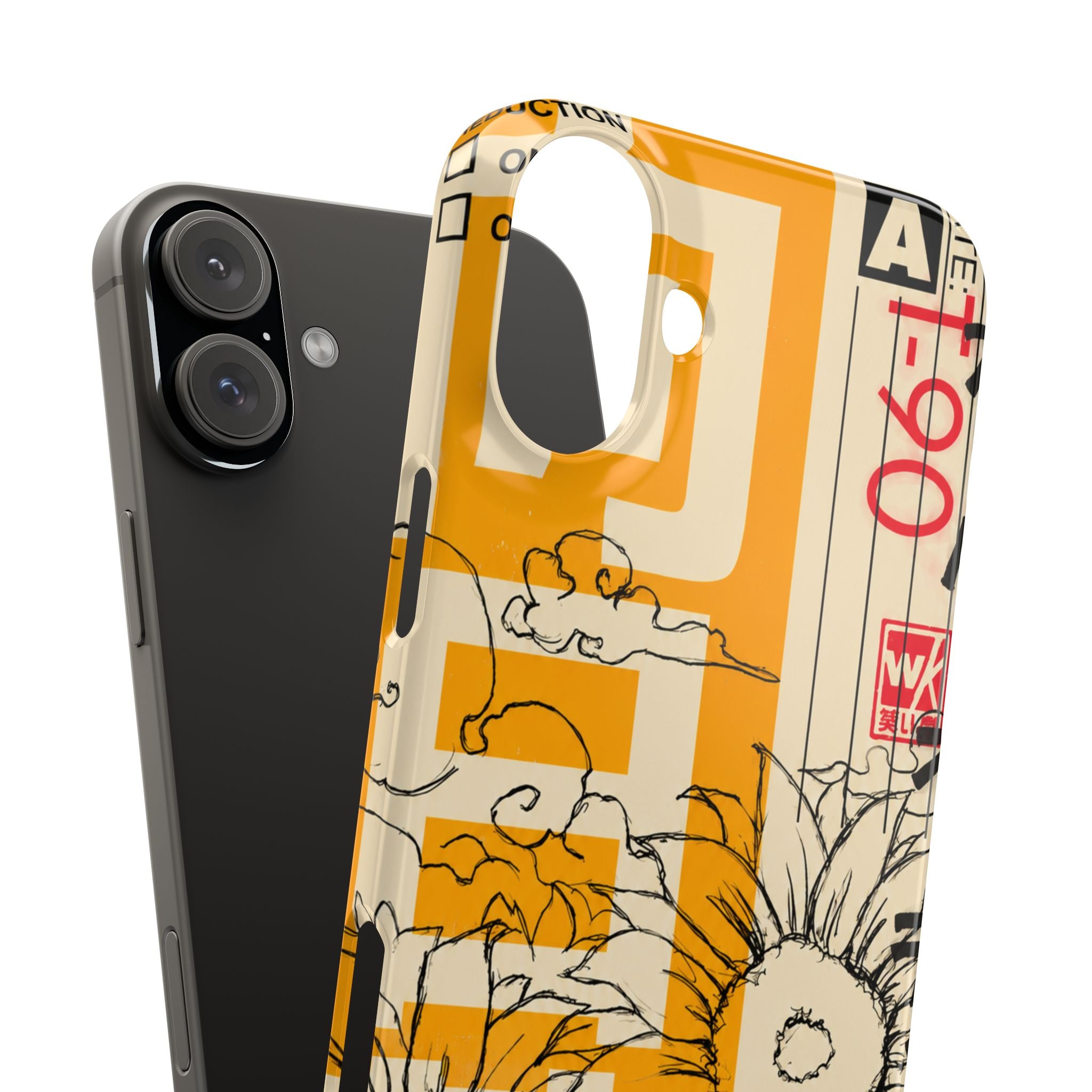 Retro Cassette Floral Phone Case
