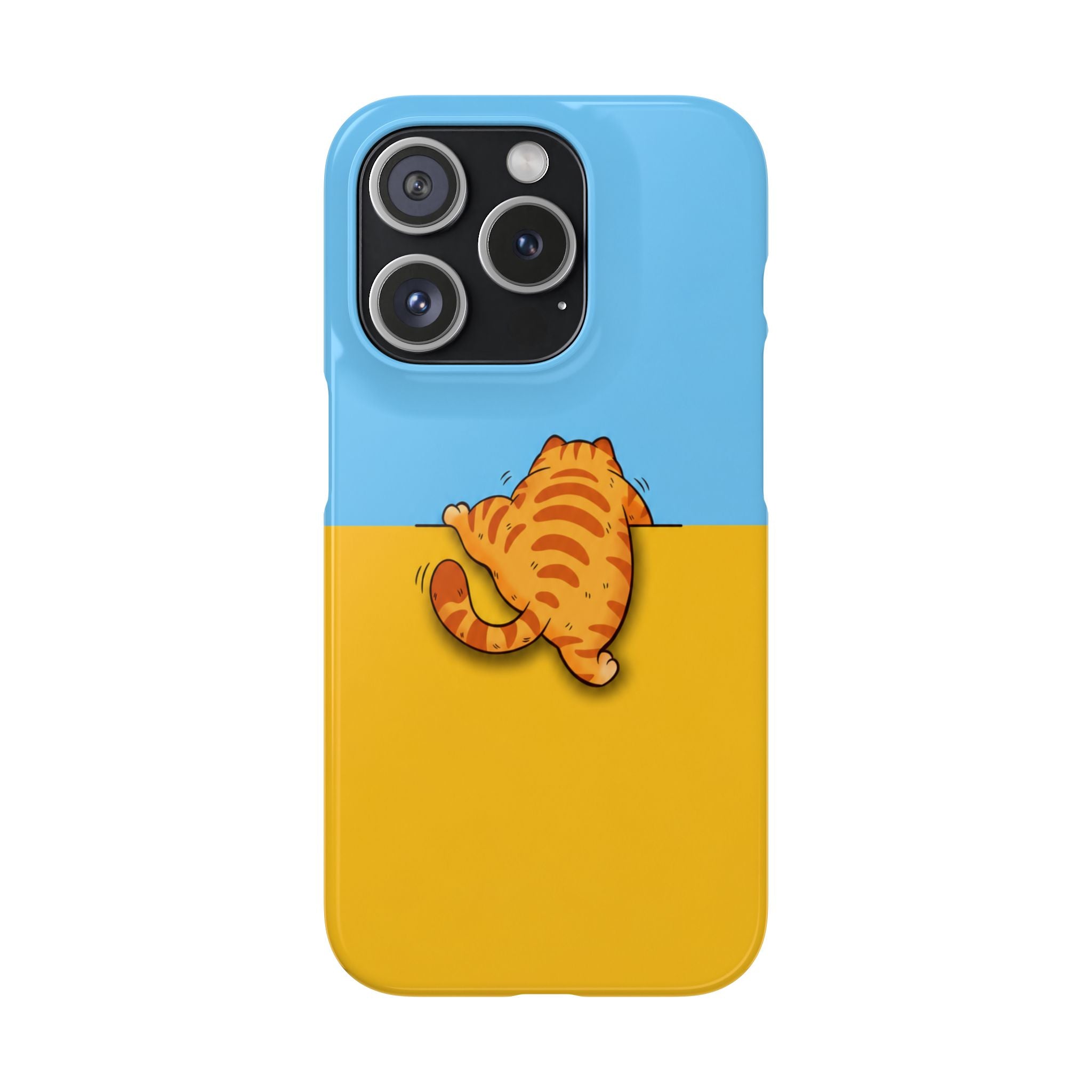 Peekaboo Orange Cat Phone Case