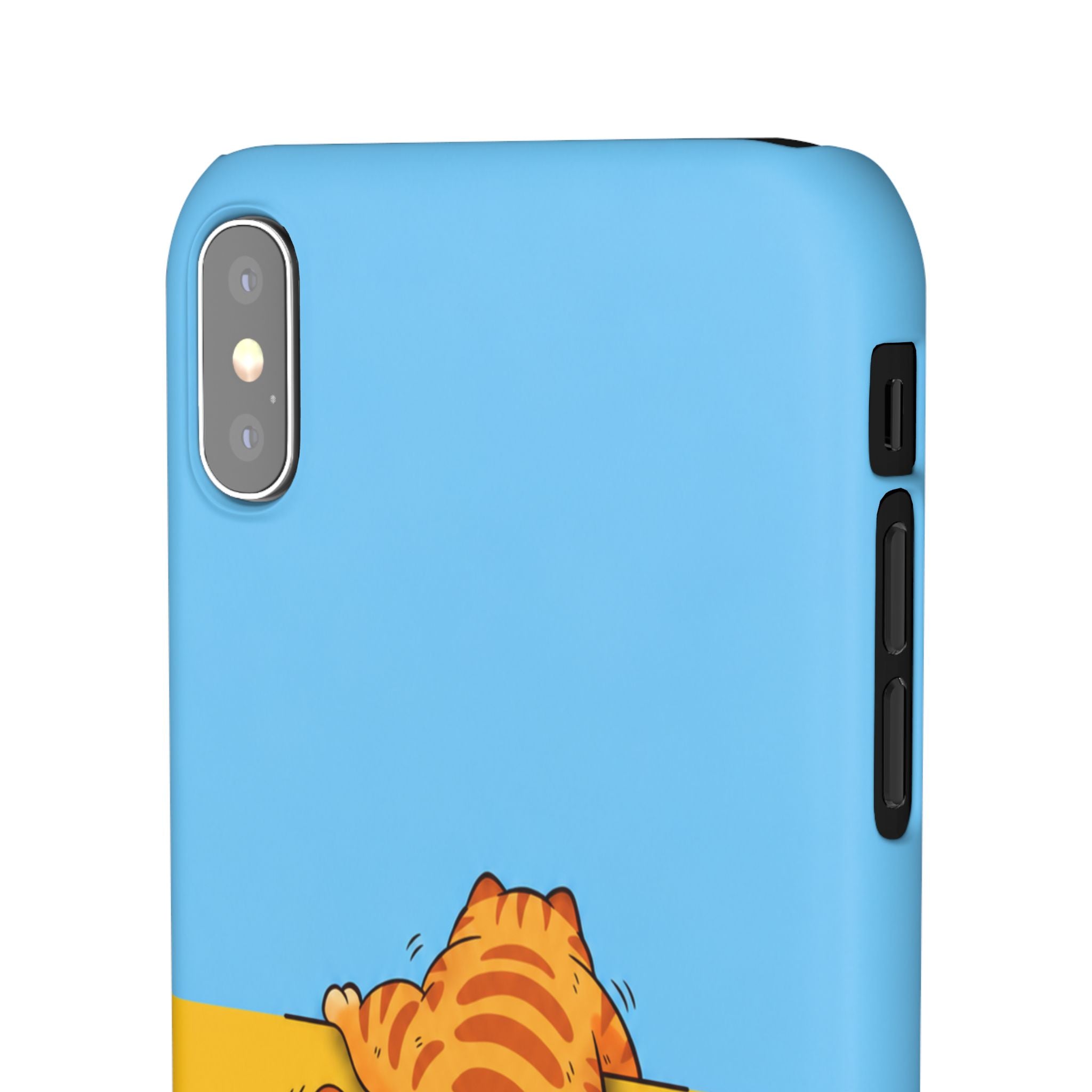 Peekaboo Orange Cat Phone Case