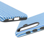Blue Wavy Lines Phone Case