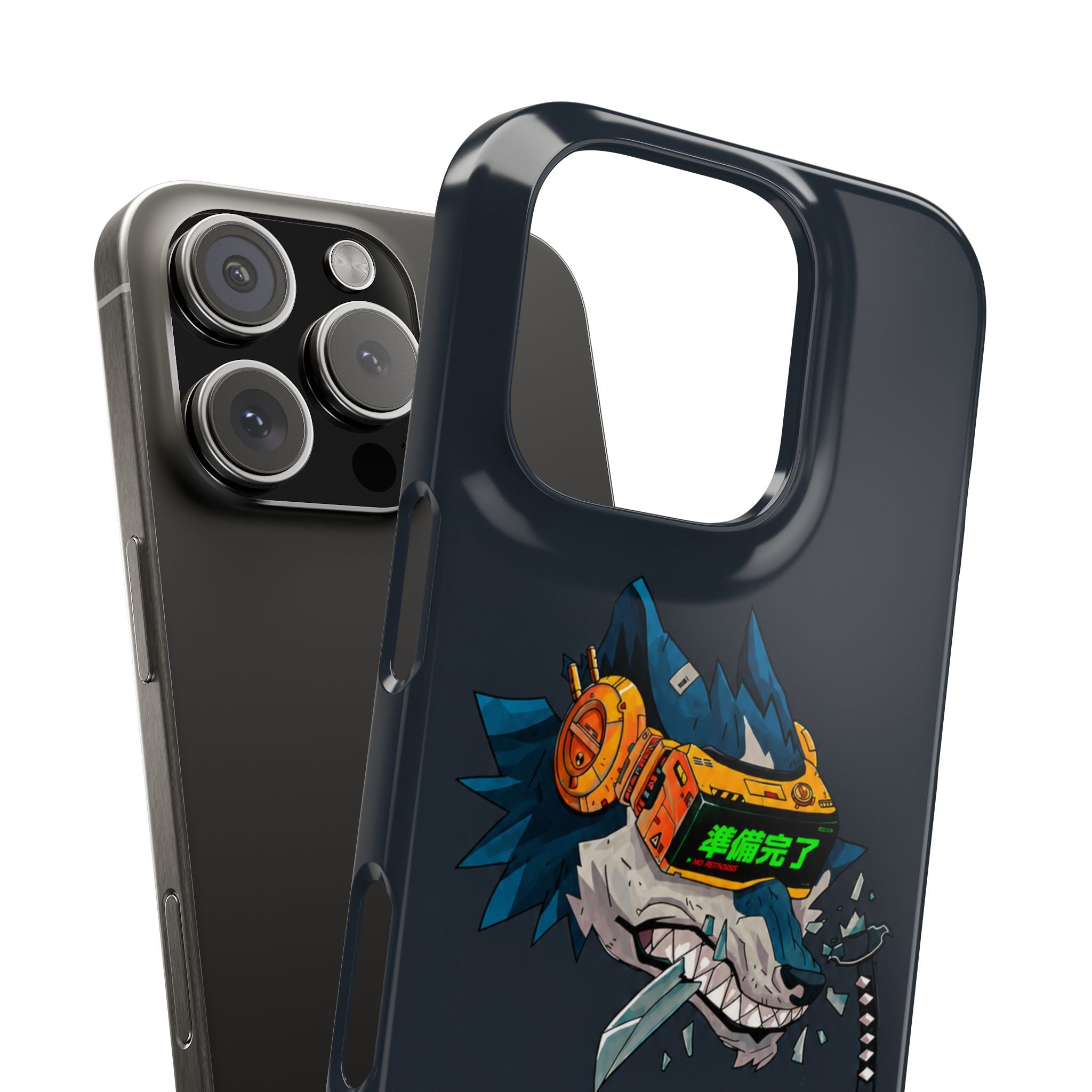 Cyberpunk Wolf Phone Case
