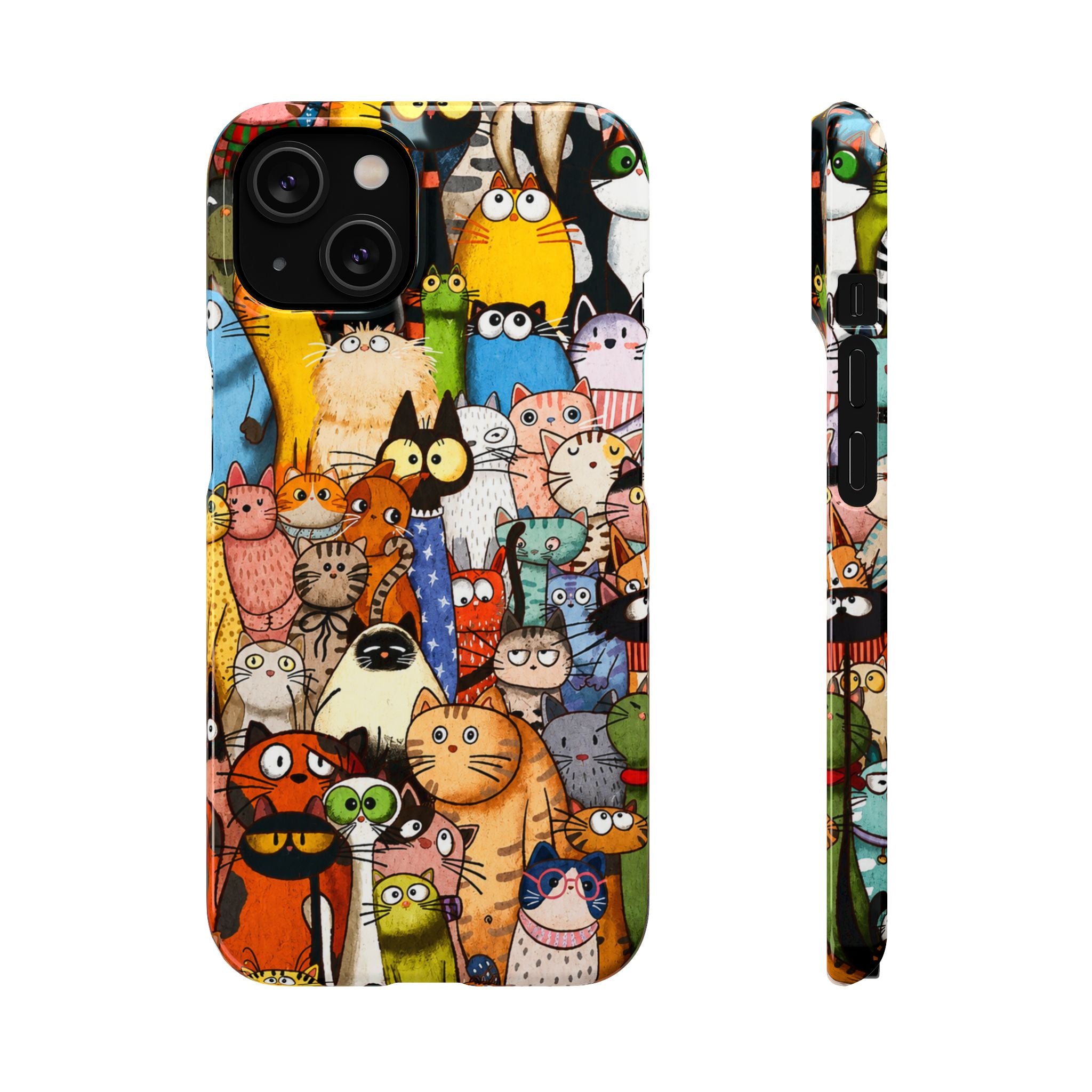 Cute Cat Pattern Phone Case