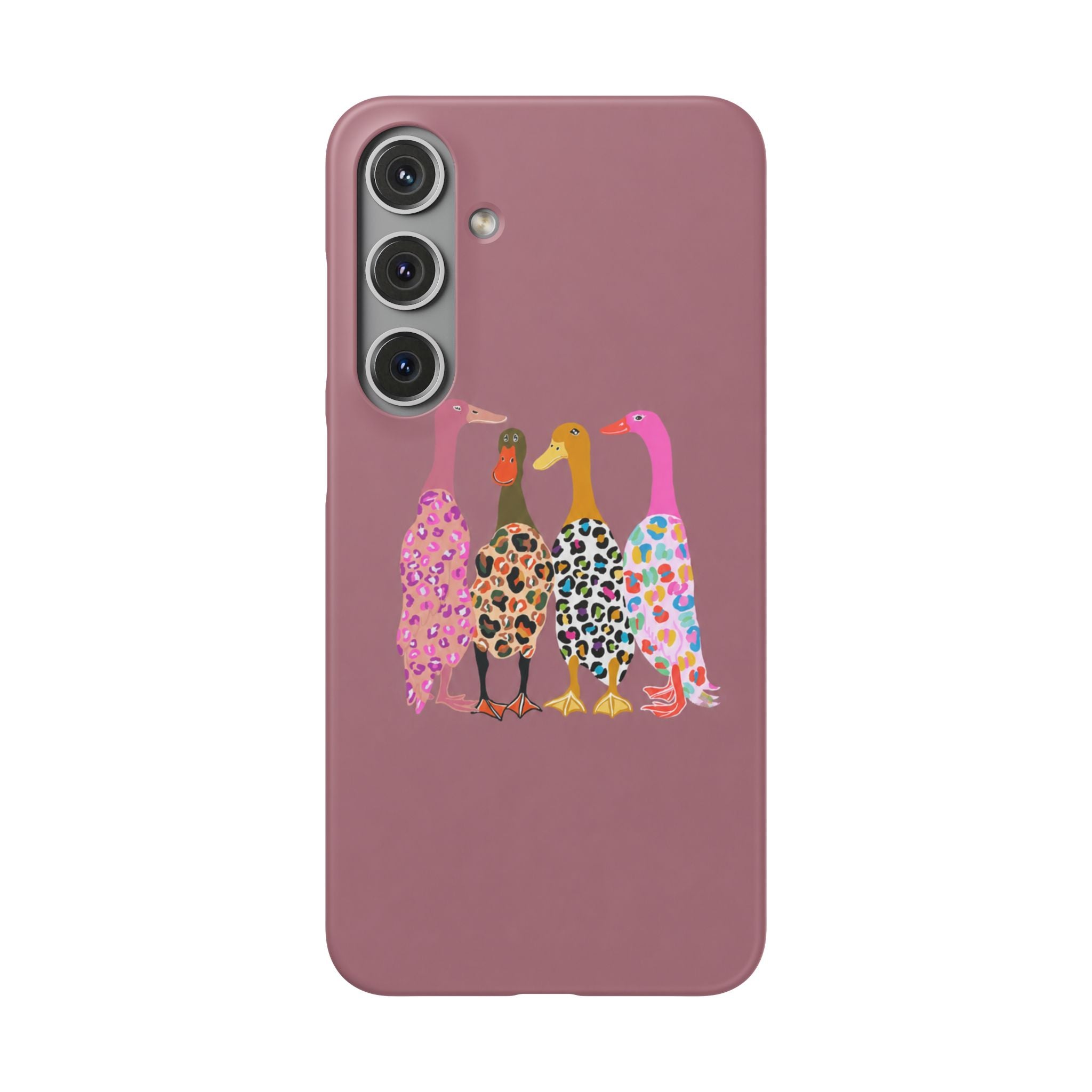 Colorful Leopard Ducks Phone Case