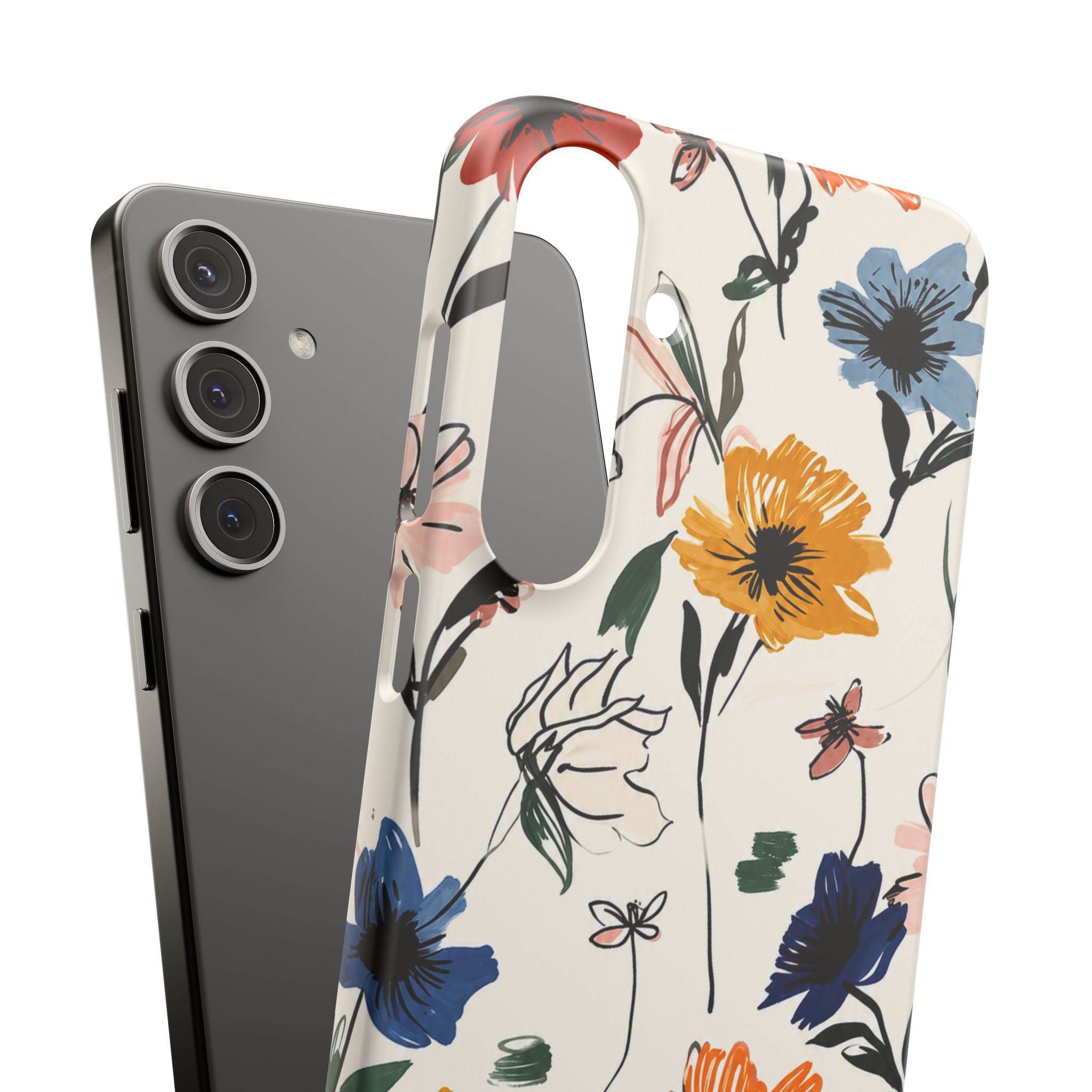 Wildflower Sketch Phone Case