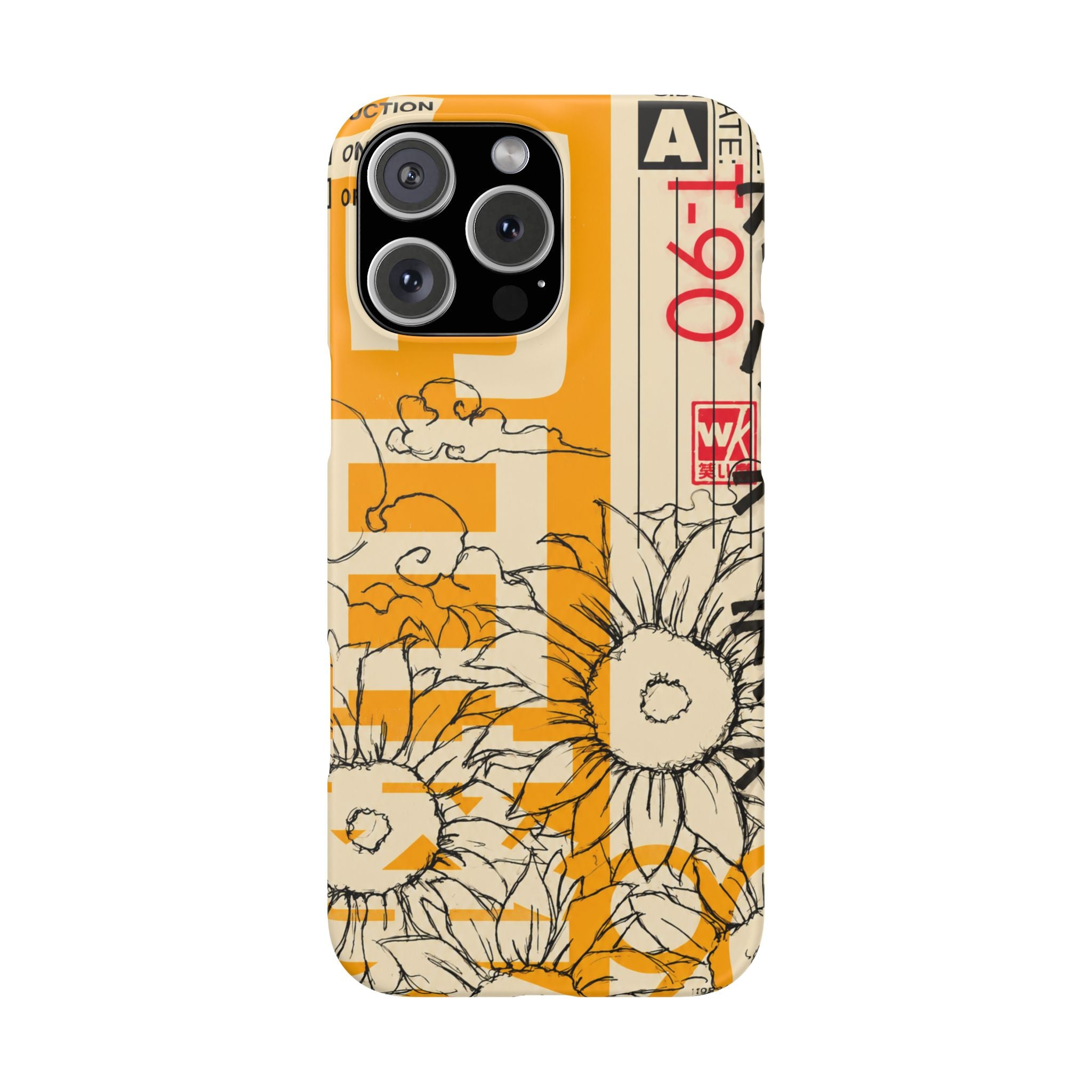 Retro Cassette Floral Phone Case