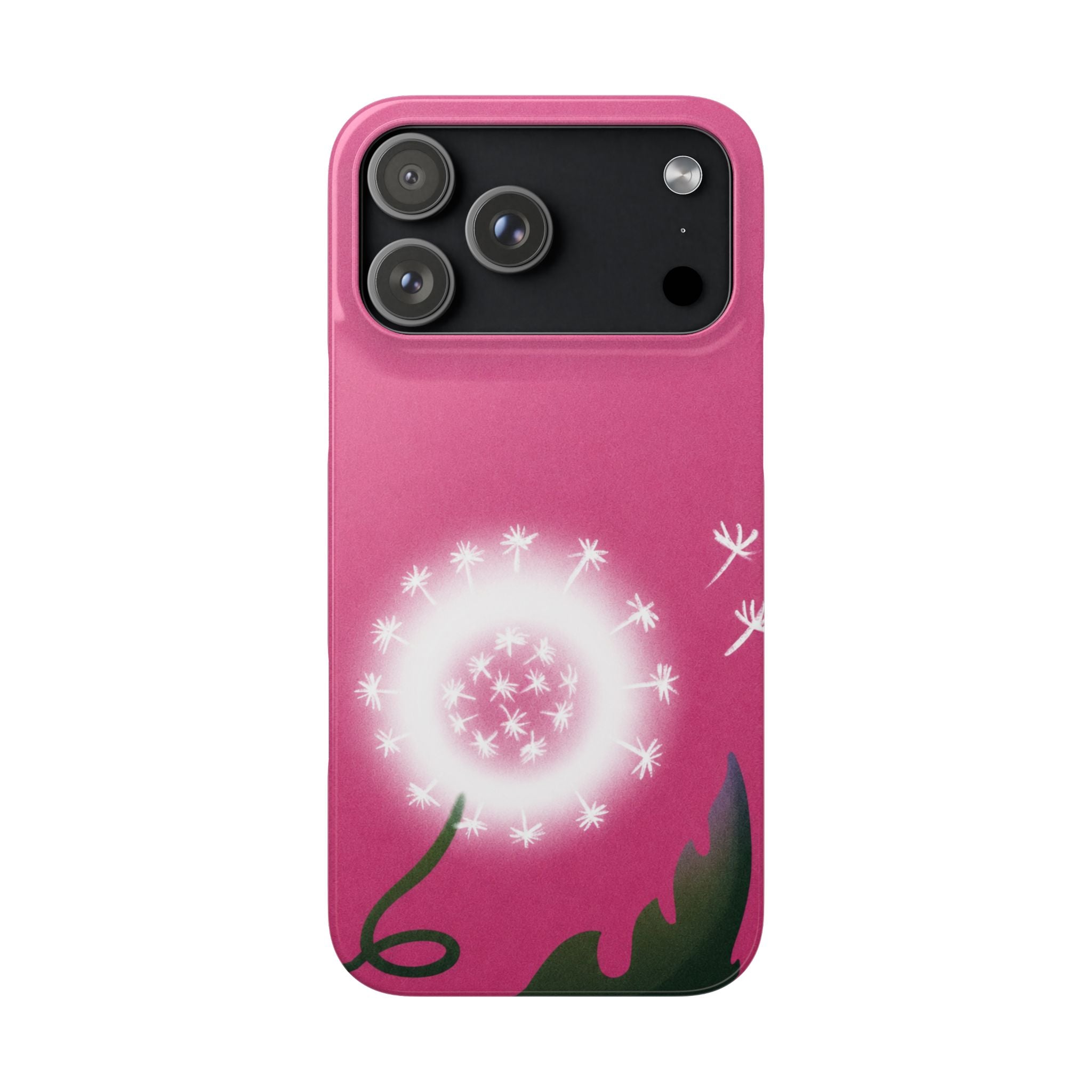 Pink Dandelion Phone Case