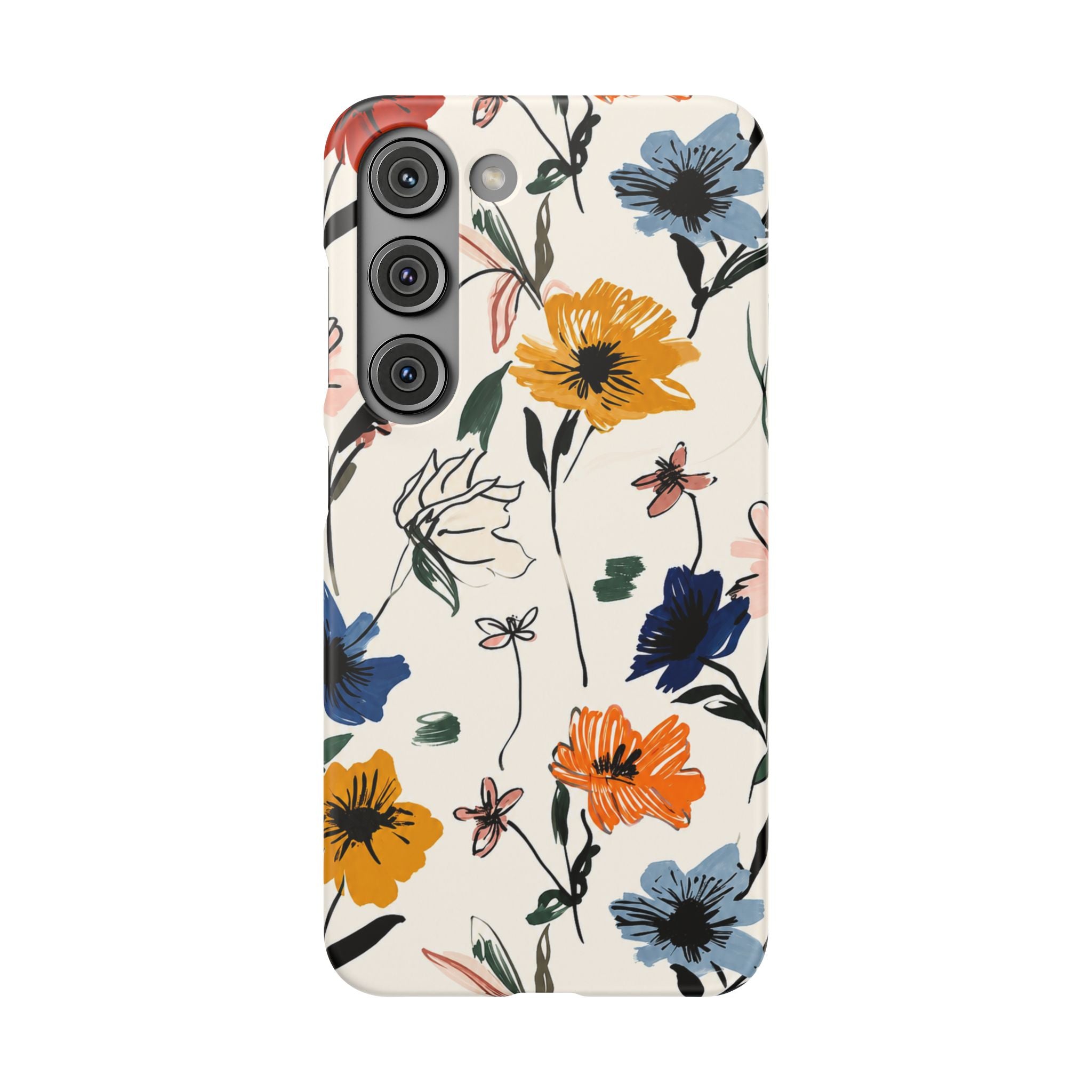 Wildflower Sketch Phone Case