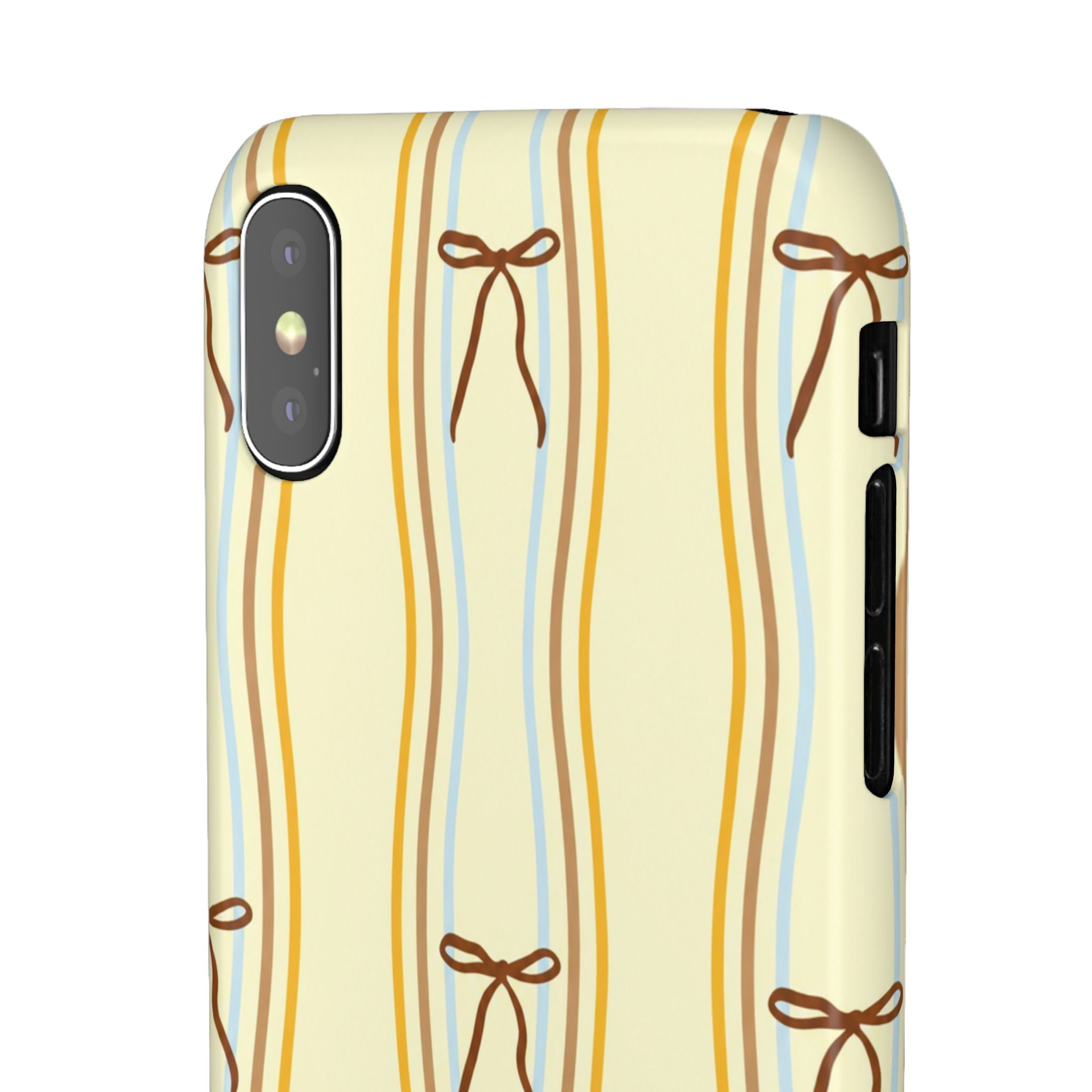 Bow Stripe Phone Case