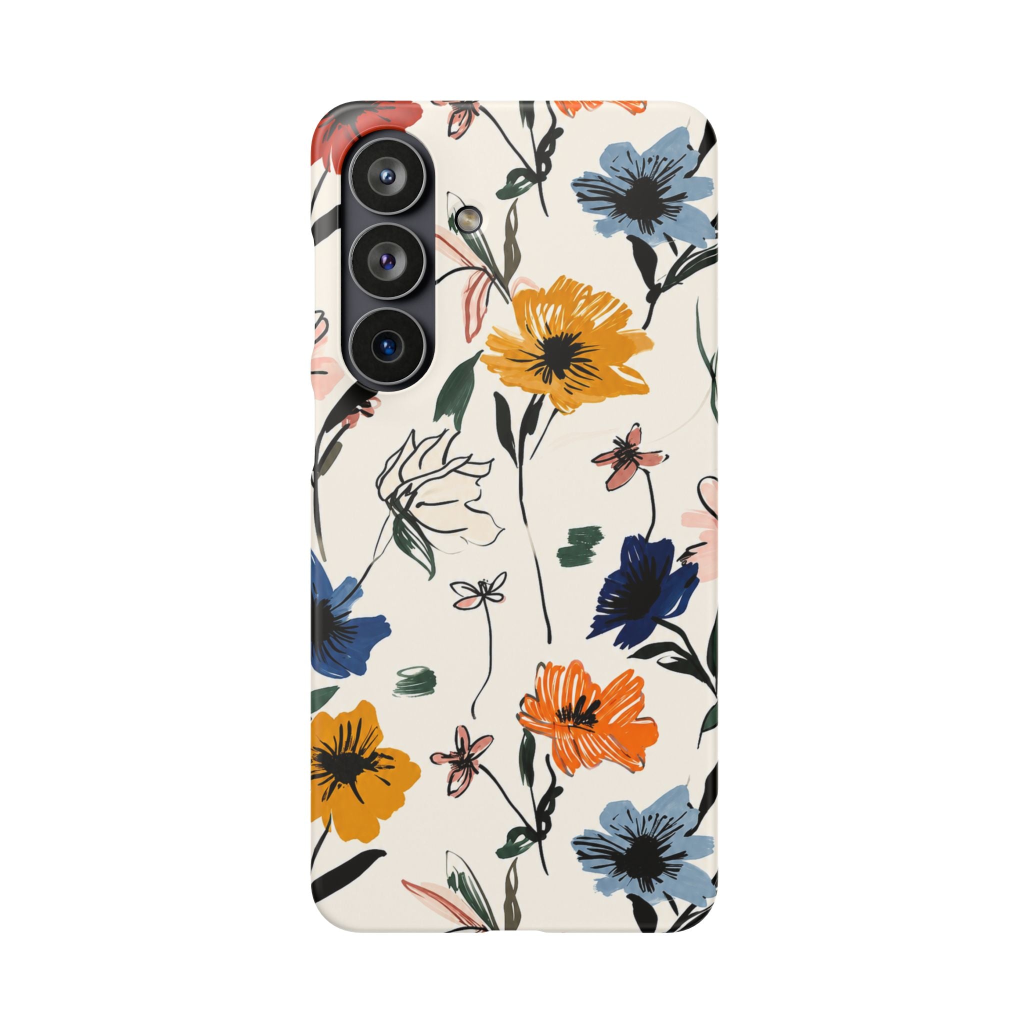 Wildflower Sketch Phone Case
